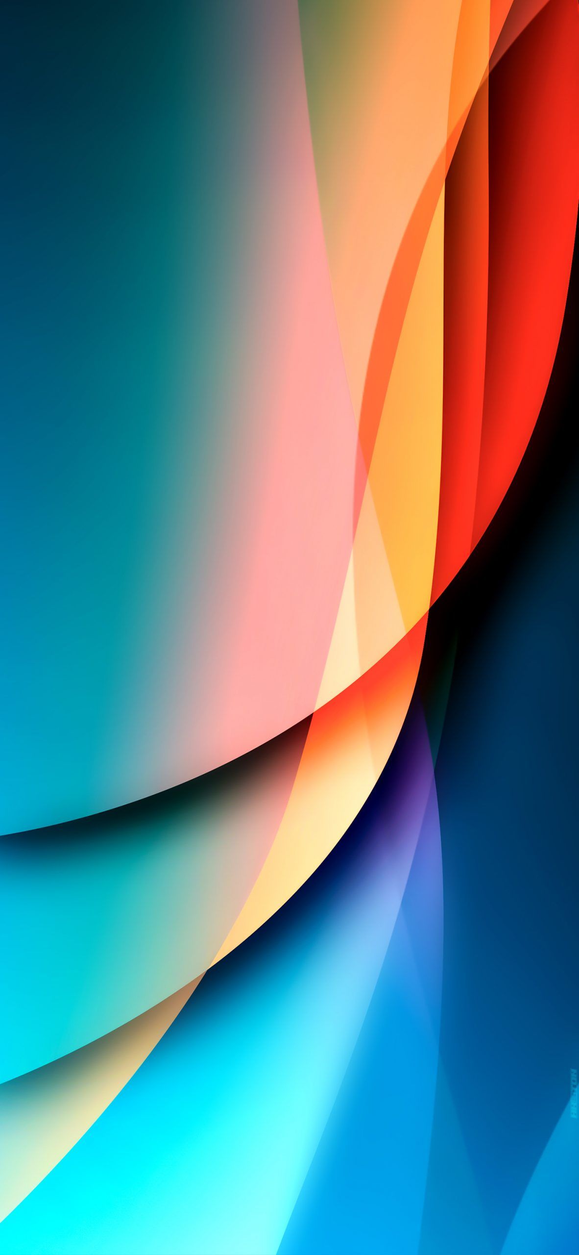 Abstract Gradient Waves Wallpapers