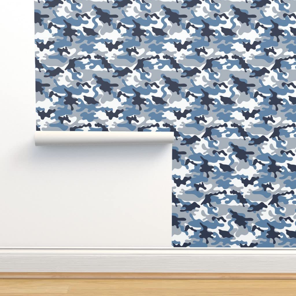 Blue Camouflage Pattern Wallpapers