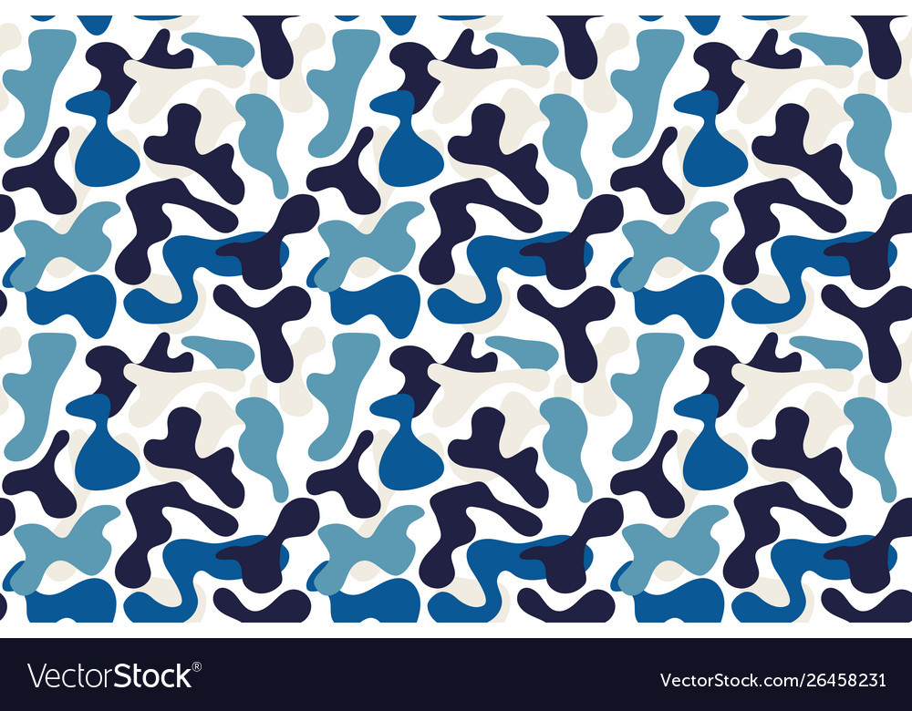 Blue Camouflage Pattern Wallpapers