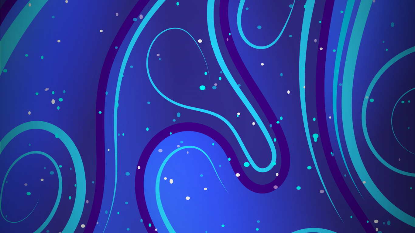 Spiral Shape Blue Abstract Wallpapers