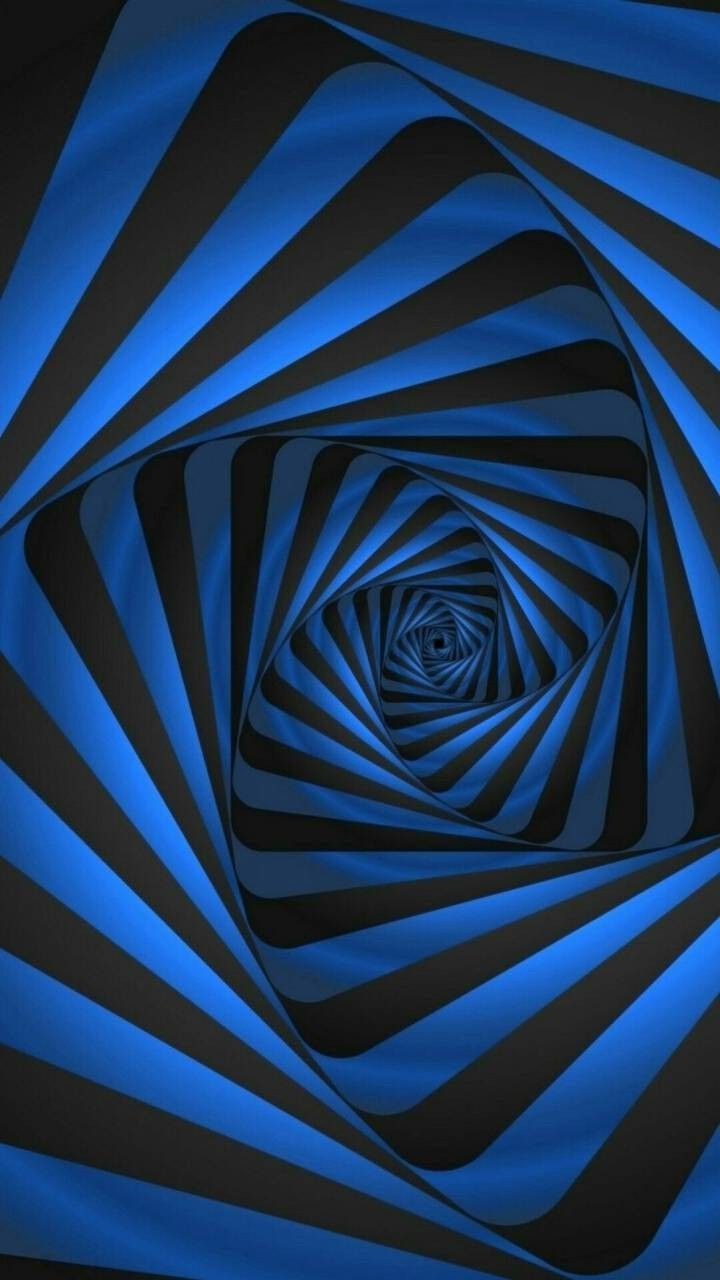 Spiral Shape Blue Abstract Wallpapers