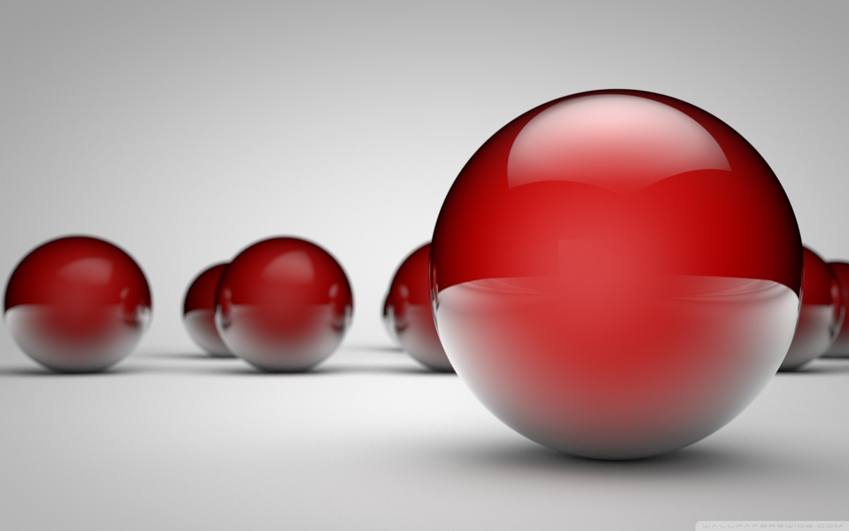 Abstract Dark Red Ball Wallpapers