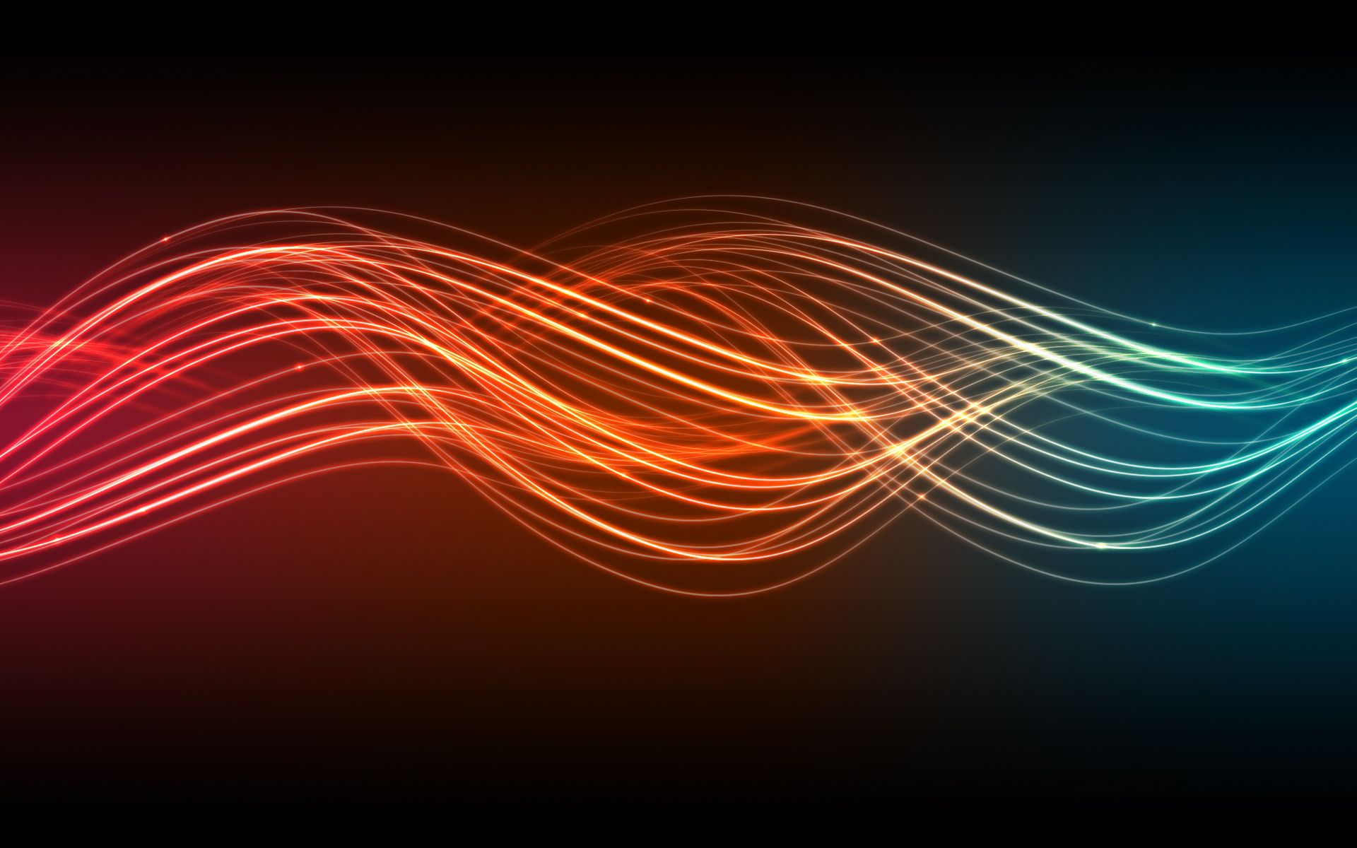 Abstract Digital Wave Wallpapers