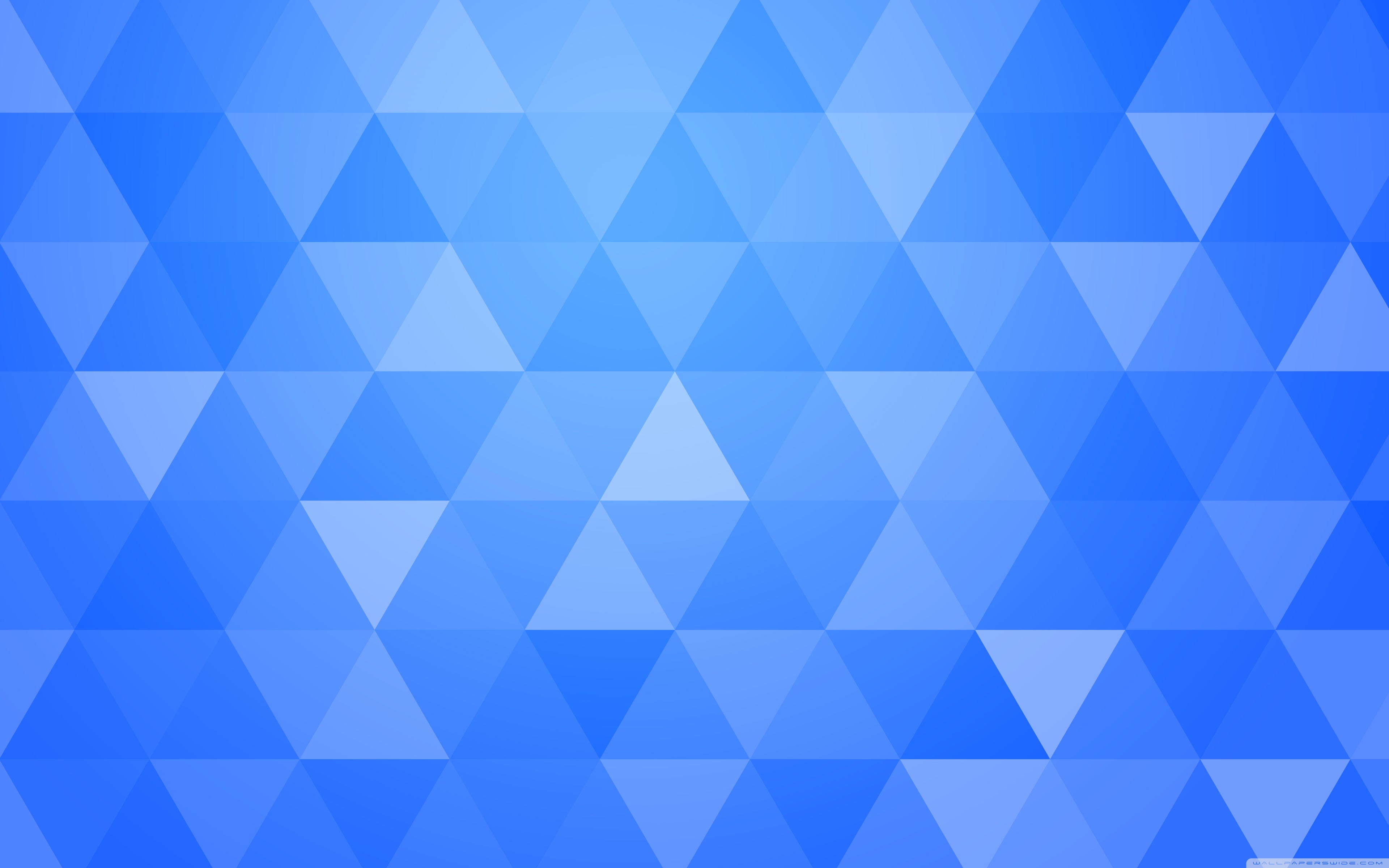 The Shape Of Triangles Blue Abstract Wallpapers