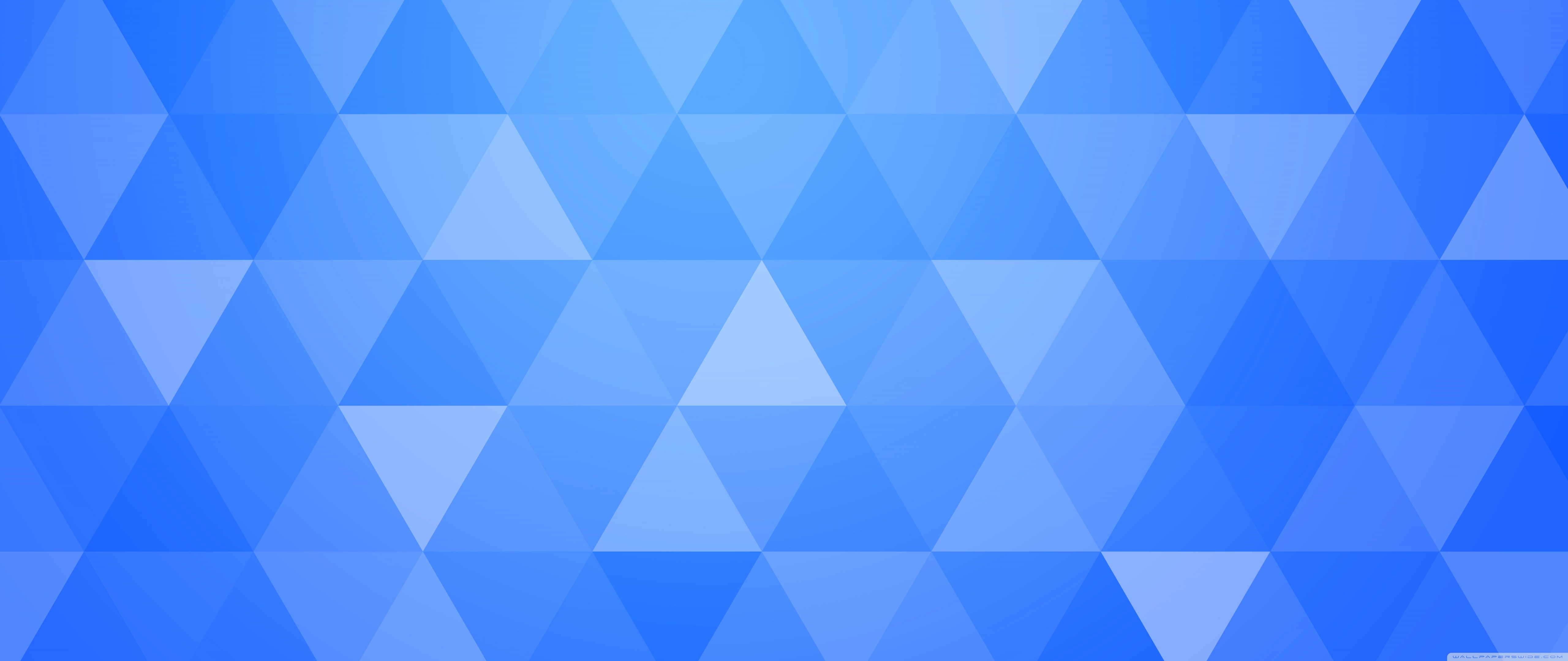 The Shape Of Triangles Blue Abstract Wallpapers