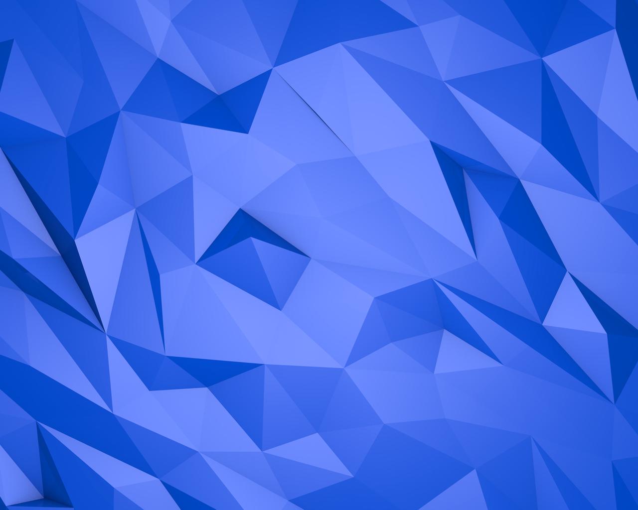 The Shape Of Triangles Blue Abstract Wallpapers