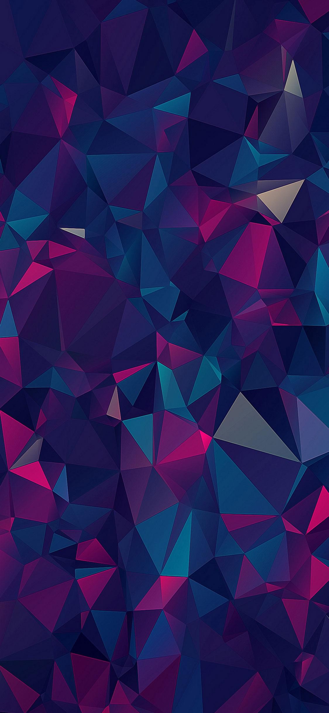 The Shape Of Triangles Blue Abstract Wallpapers