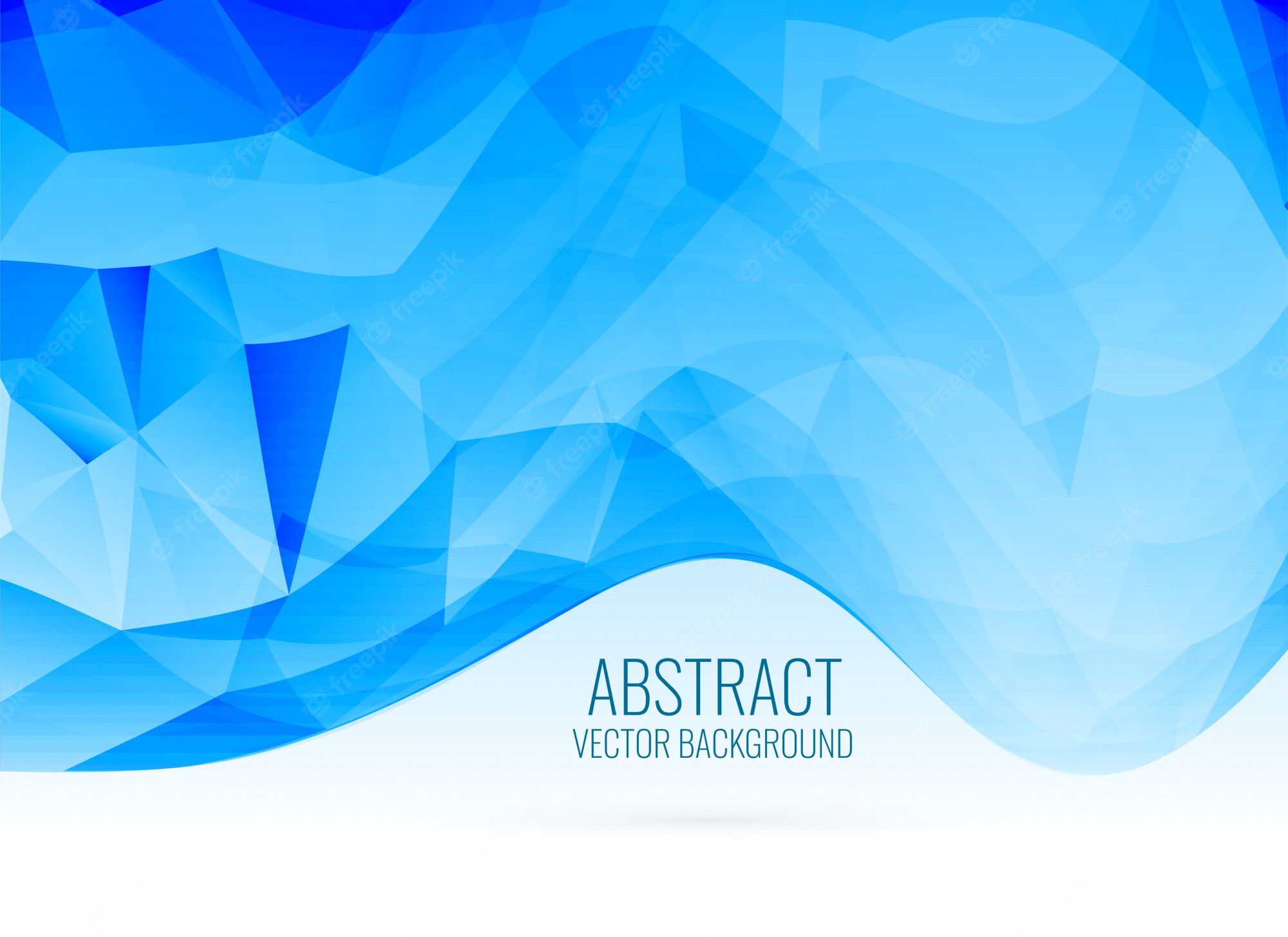 The Shape Of Triangles Blue Abstract Wallpapers