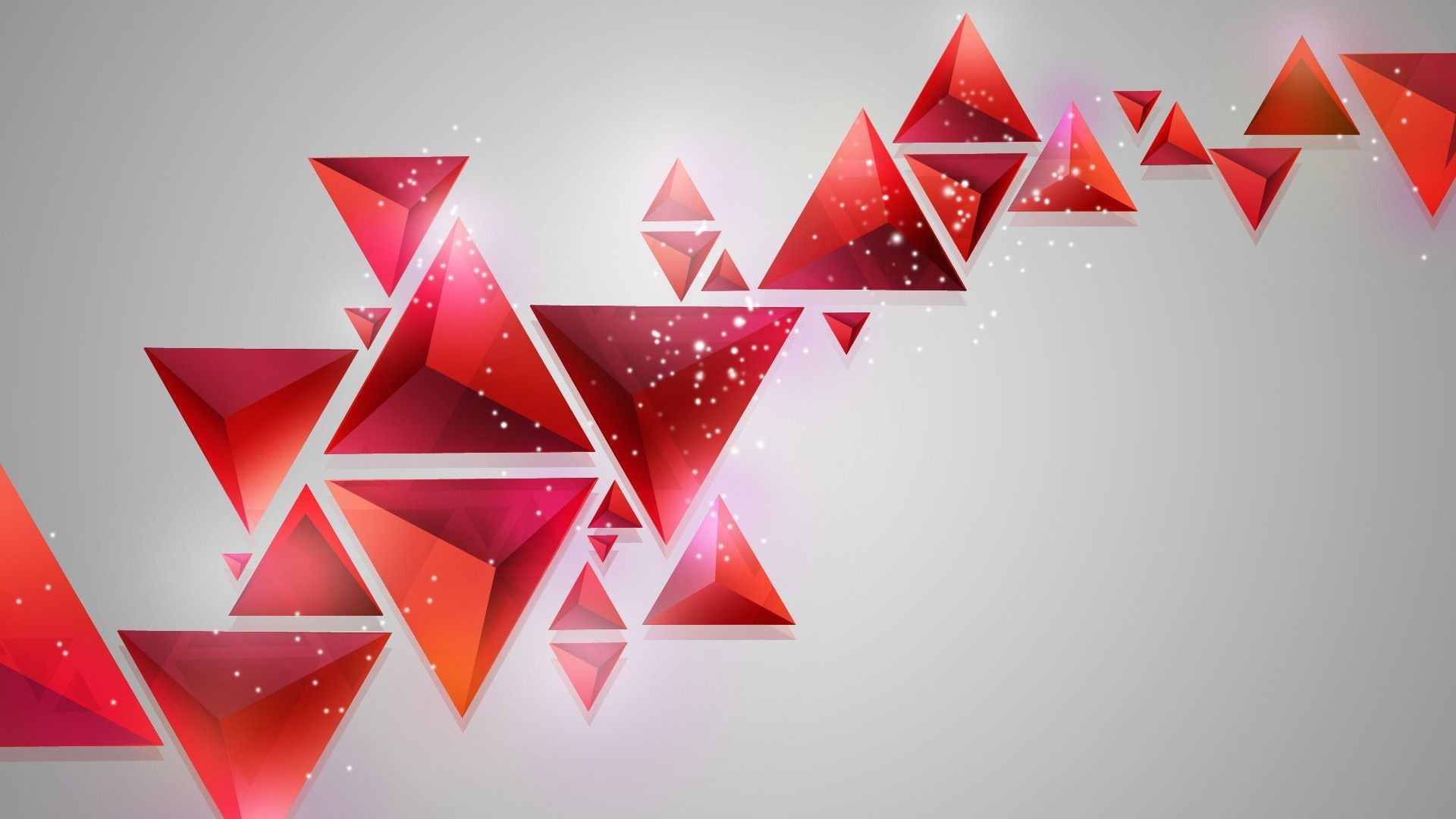 The Shape Of Triangles Blue Abstract Wallpapers