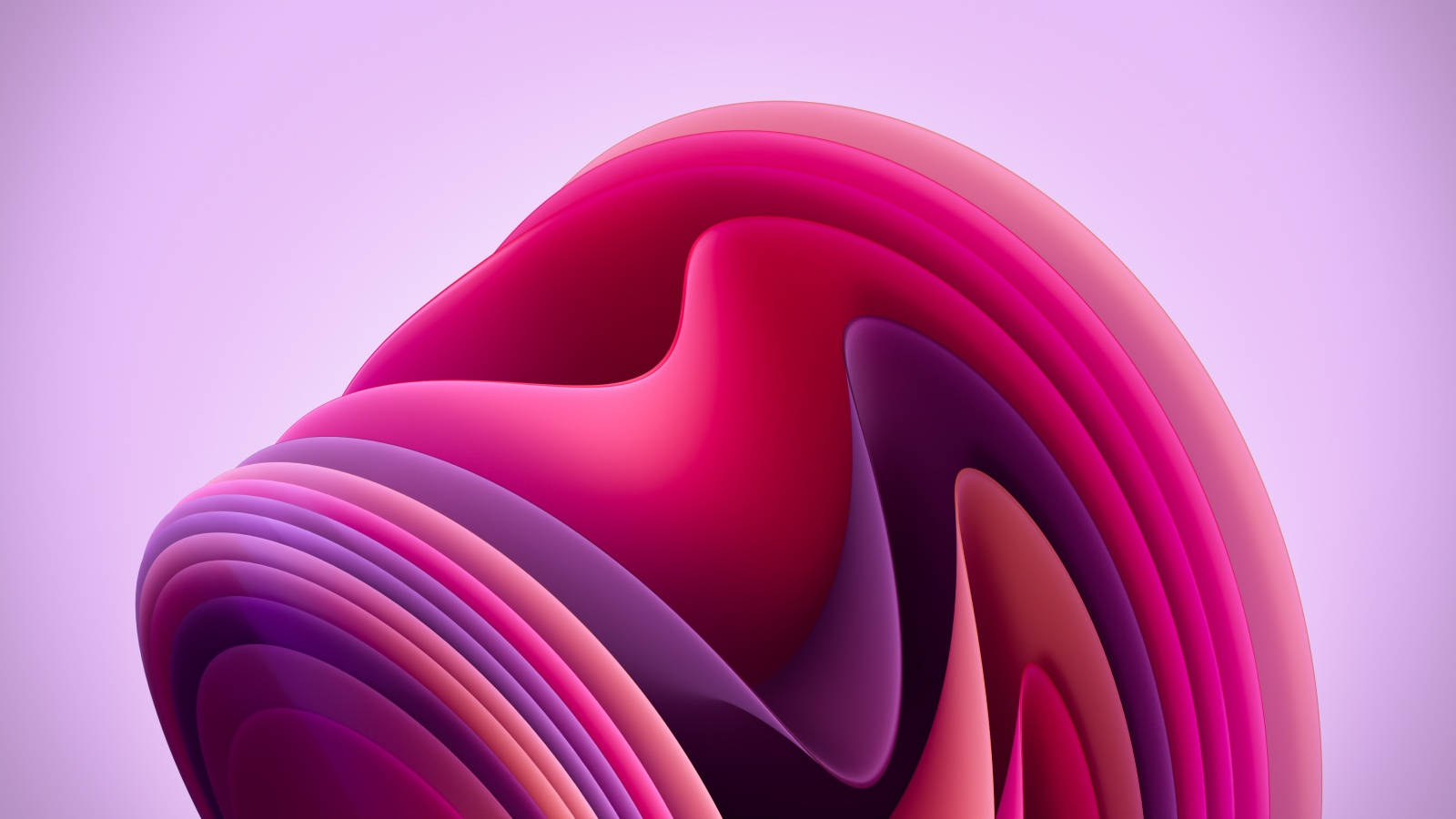 Purple Oval Waves Wallpapers