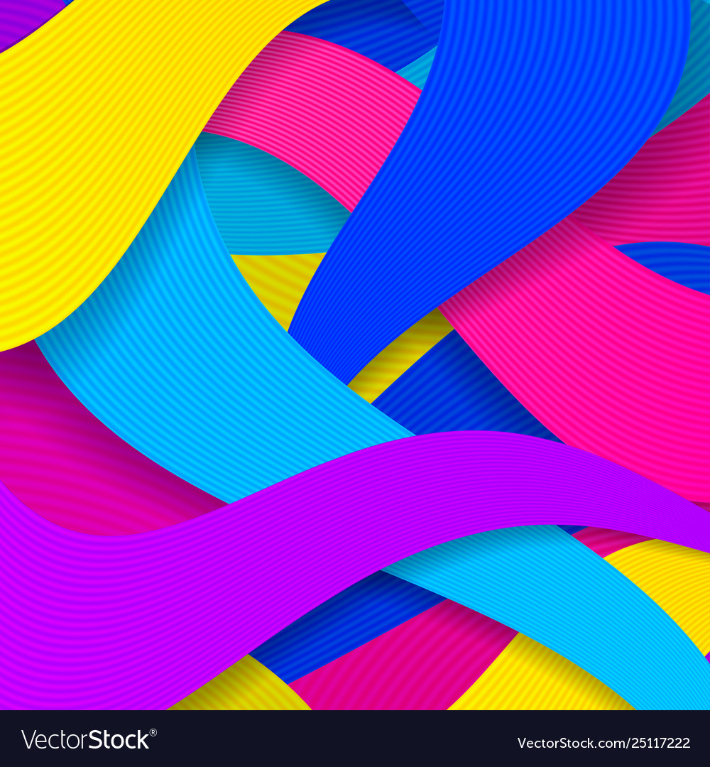 Curvy Colorful Lines Wallpapers