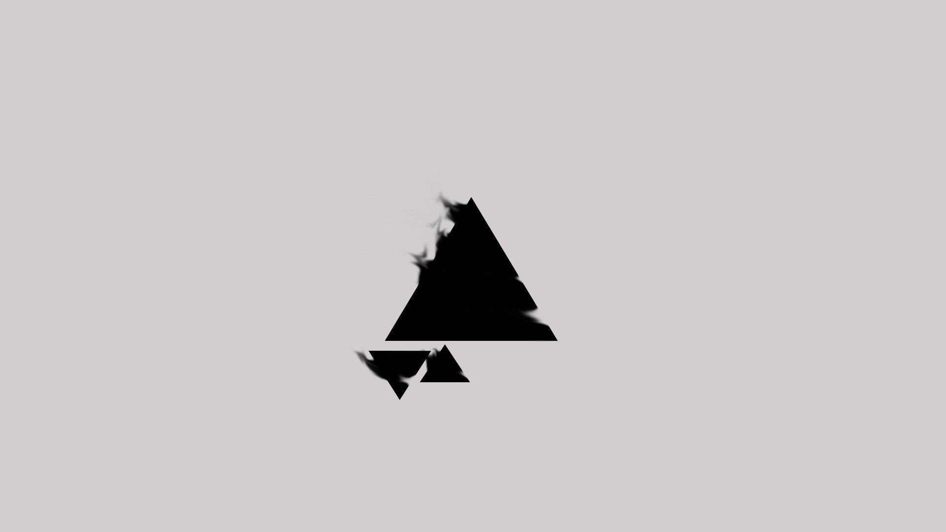 Black Triangle Vector Folds Wallpapers