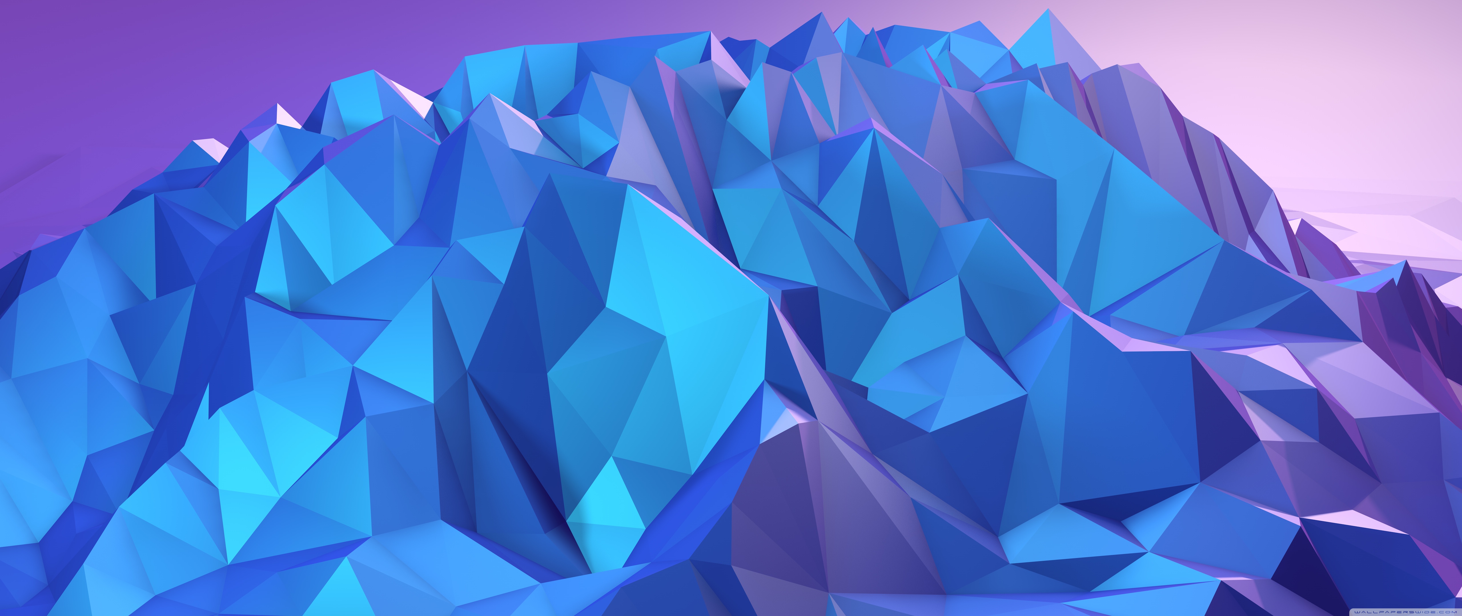 Low Poly Blue Wallpapers