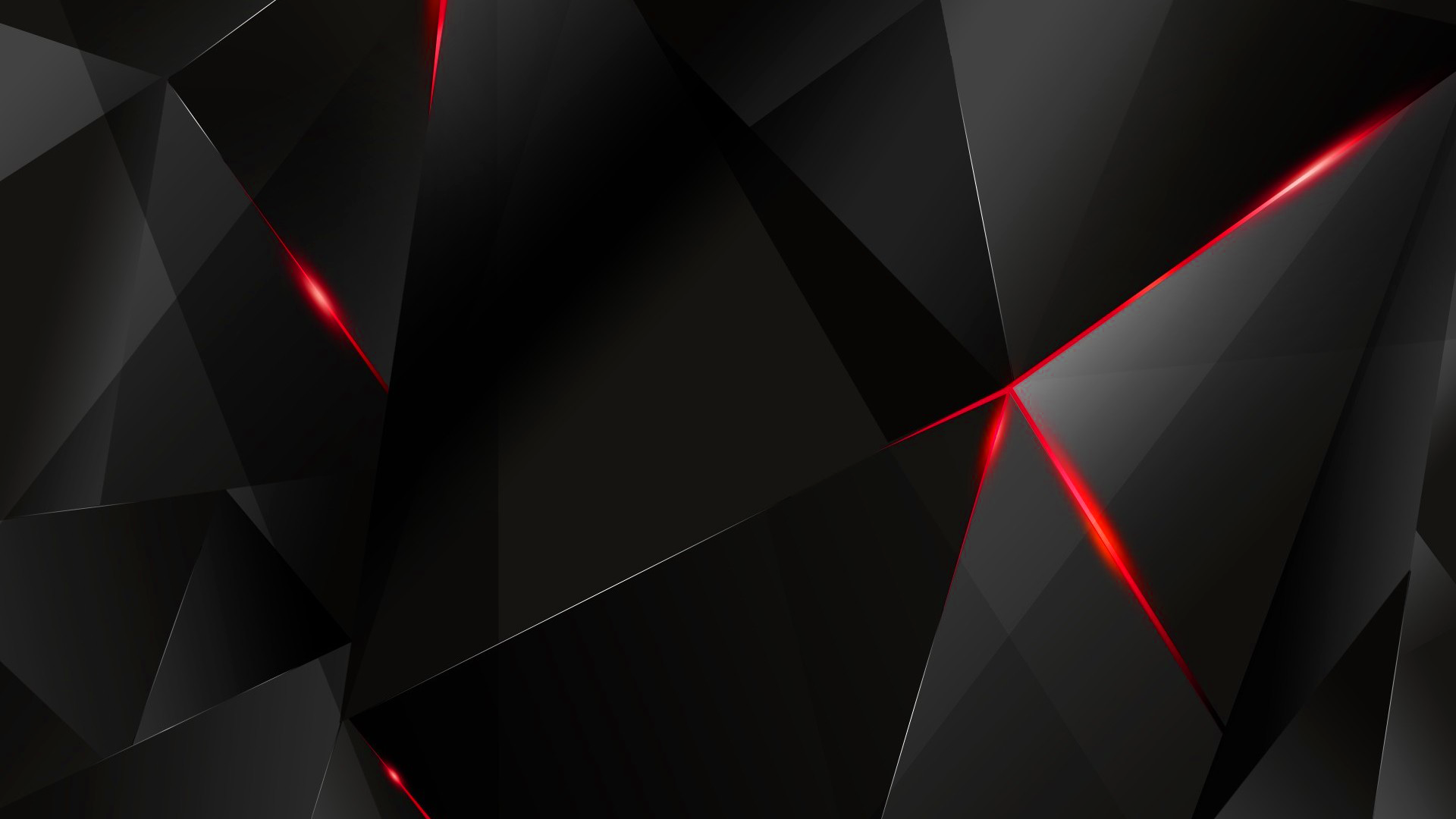 Red And Black Polygon Wallpapers