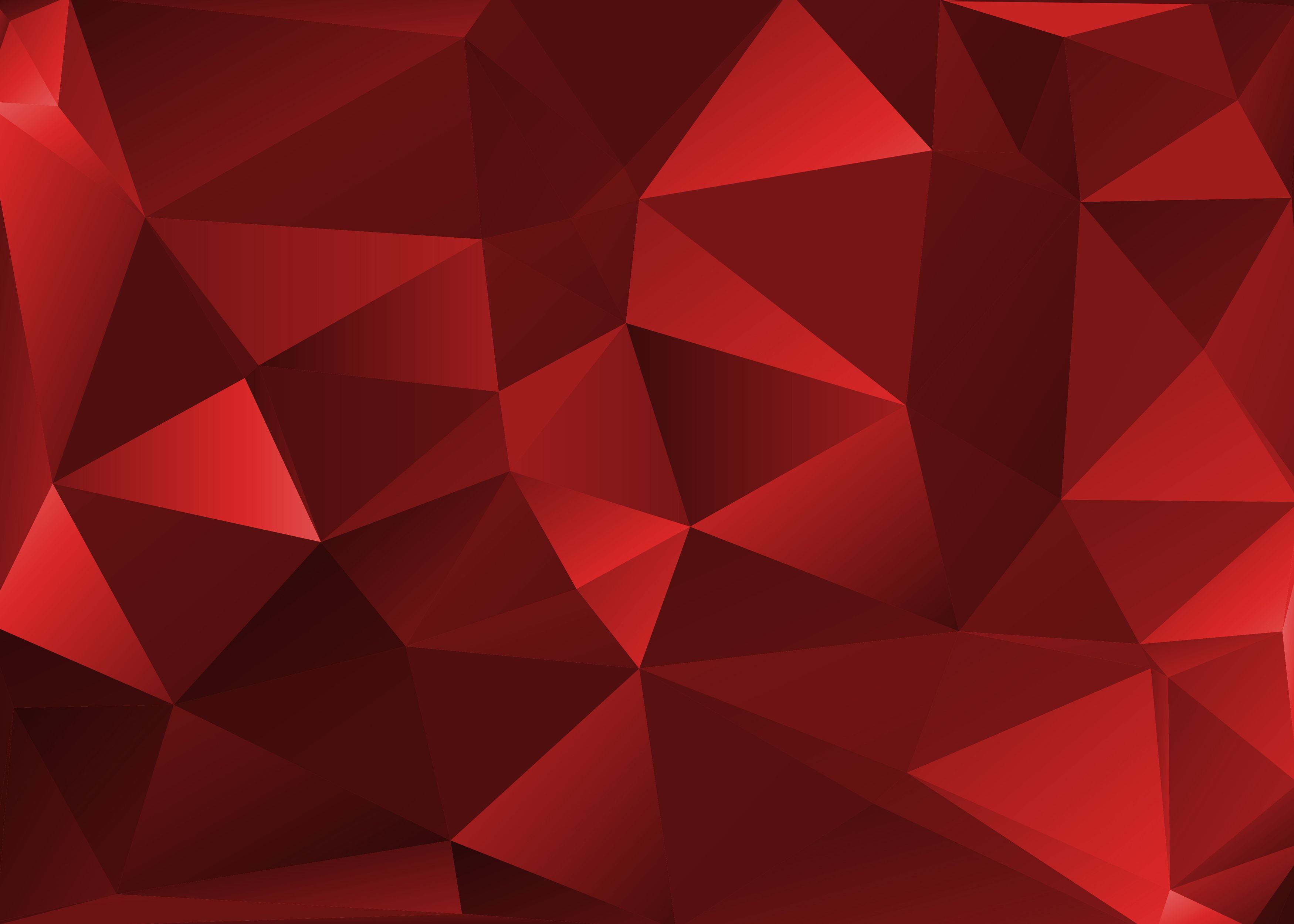 Red And Black Polygon Wallpapers