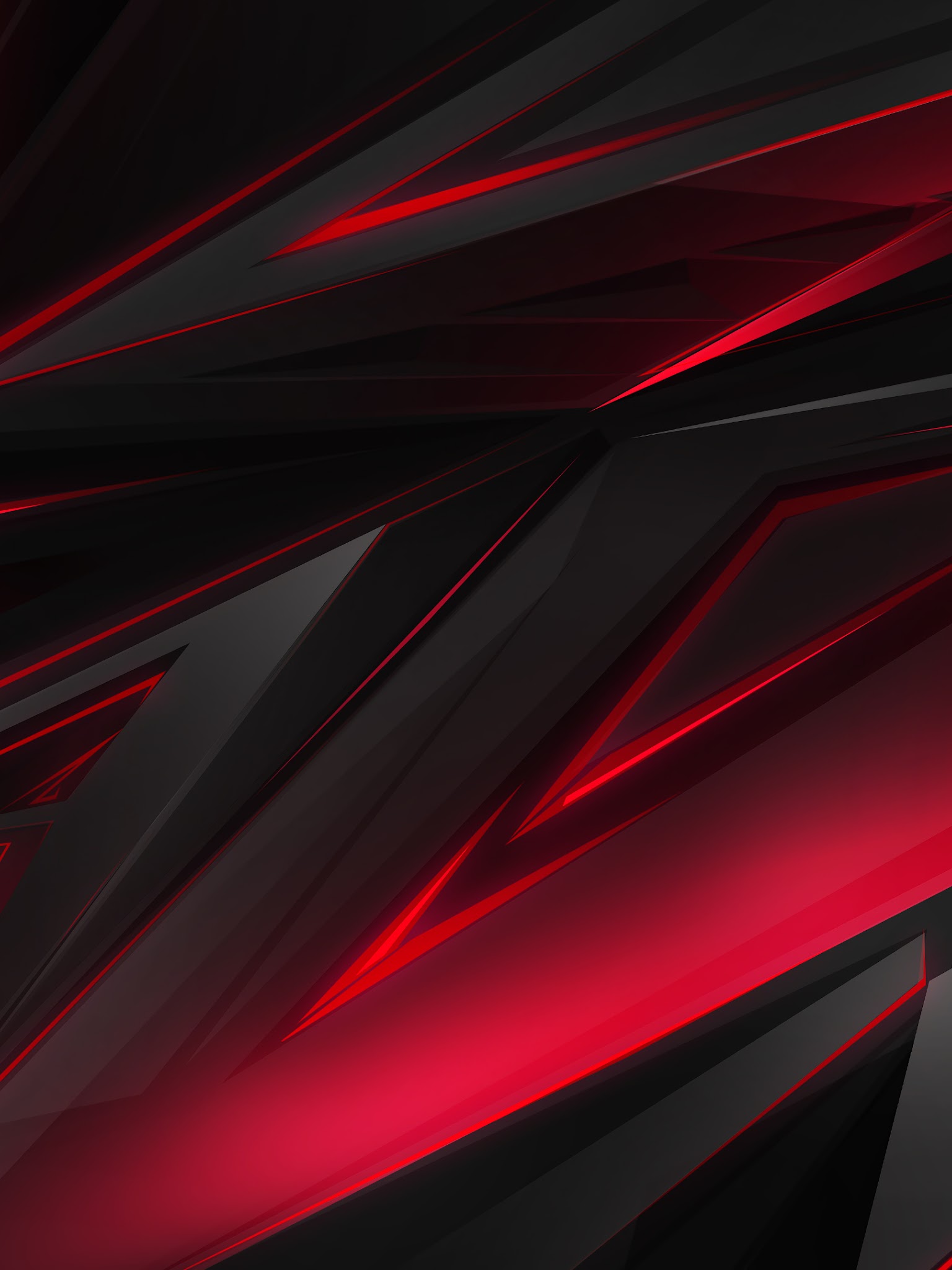 Red And Black Polygon Wallpapers