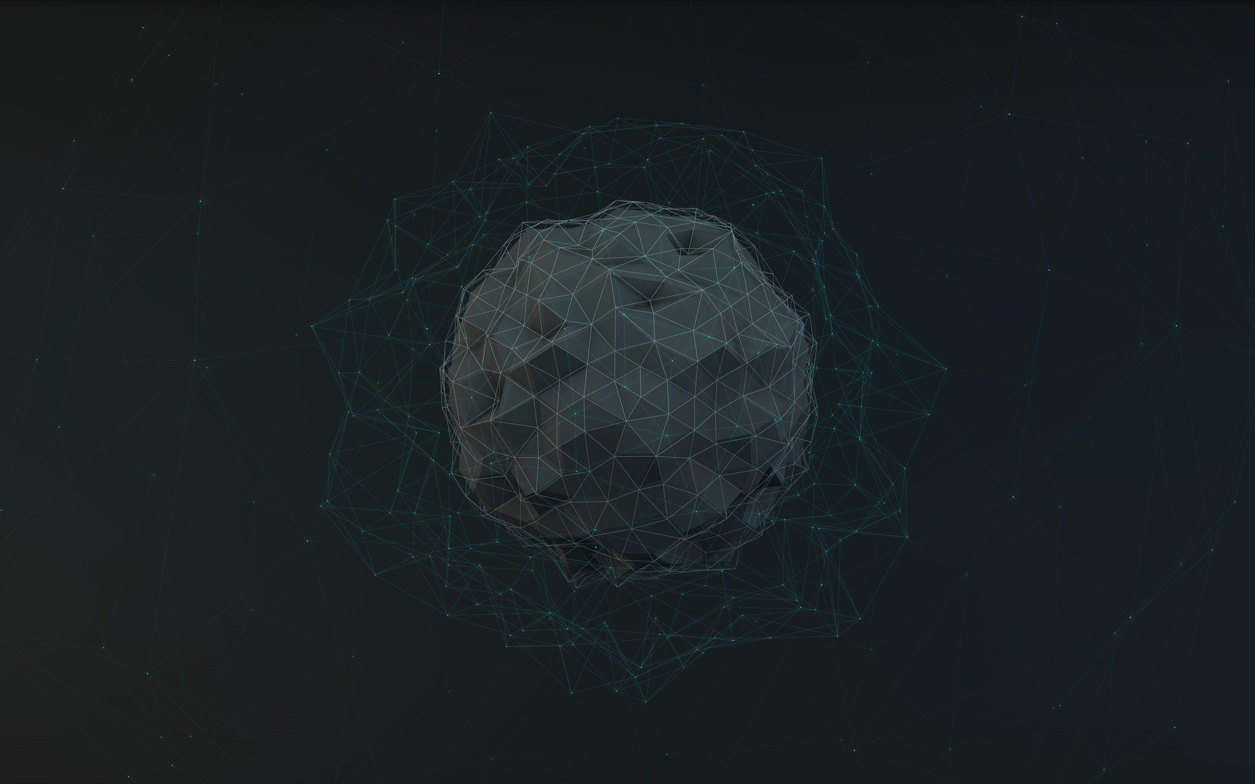 Low Poly Moon Space Wallpapers