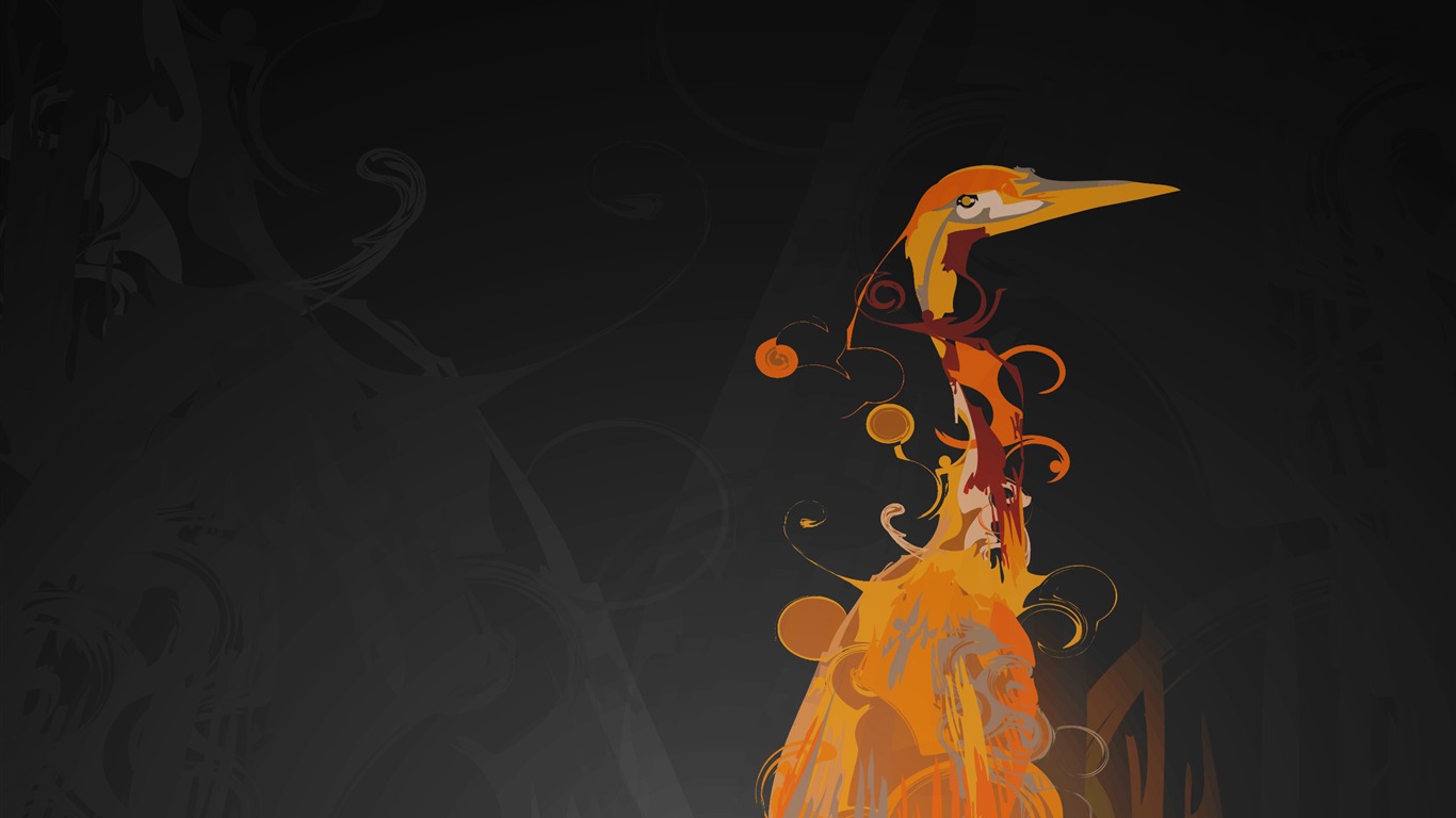 Ubuntu Linux Fire Art Wallpapers