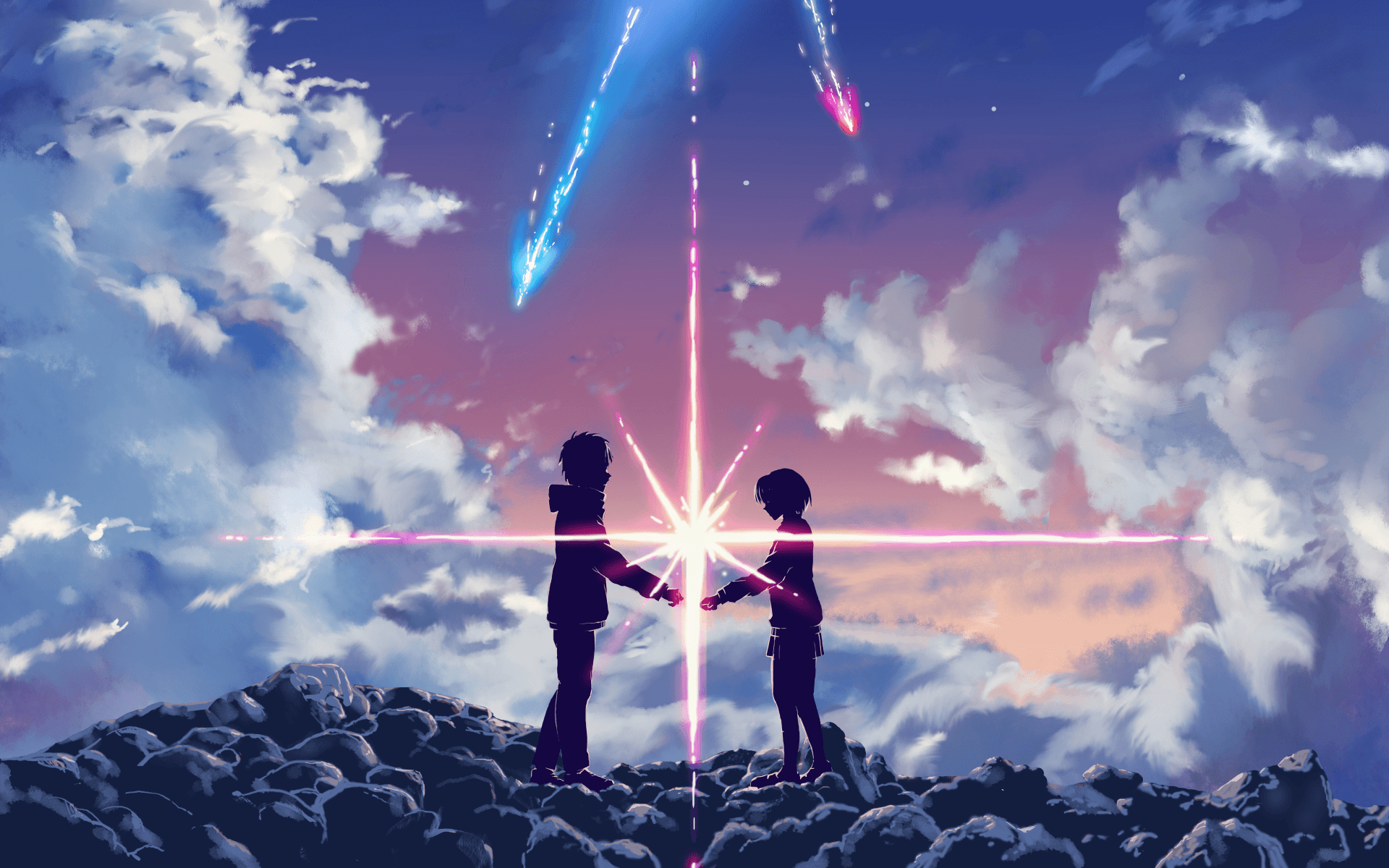 Your Name Anime Abstract Painting Wallpapers