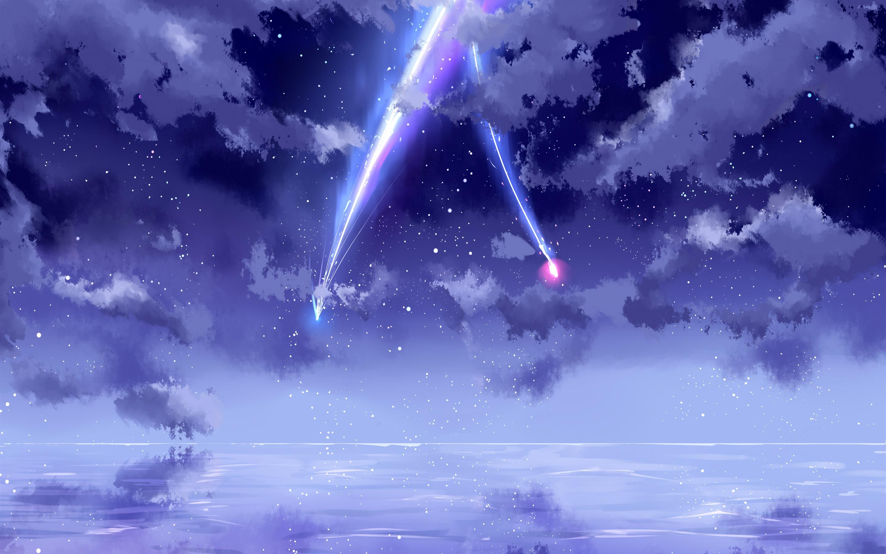 Your Name Anime Abstract Painting Wallpapers