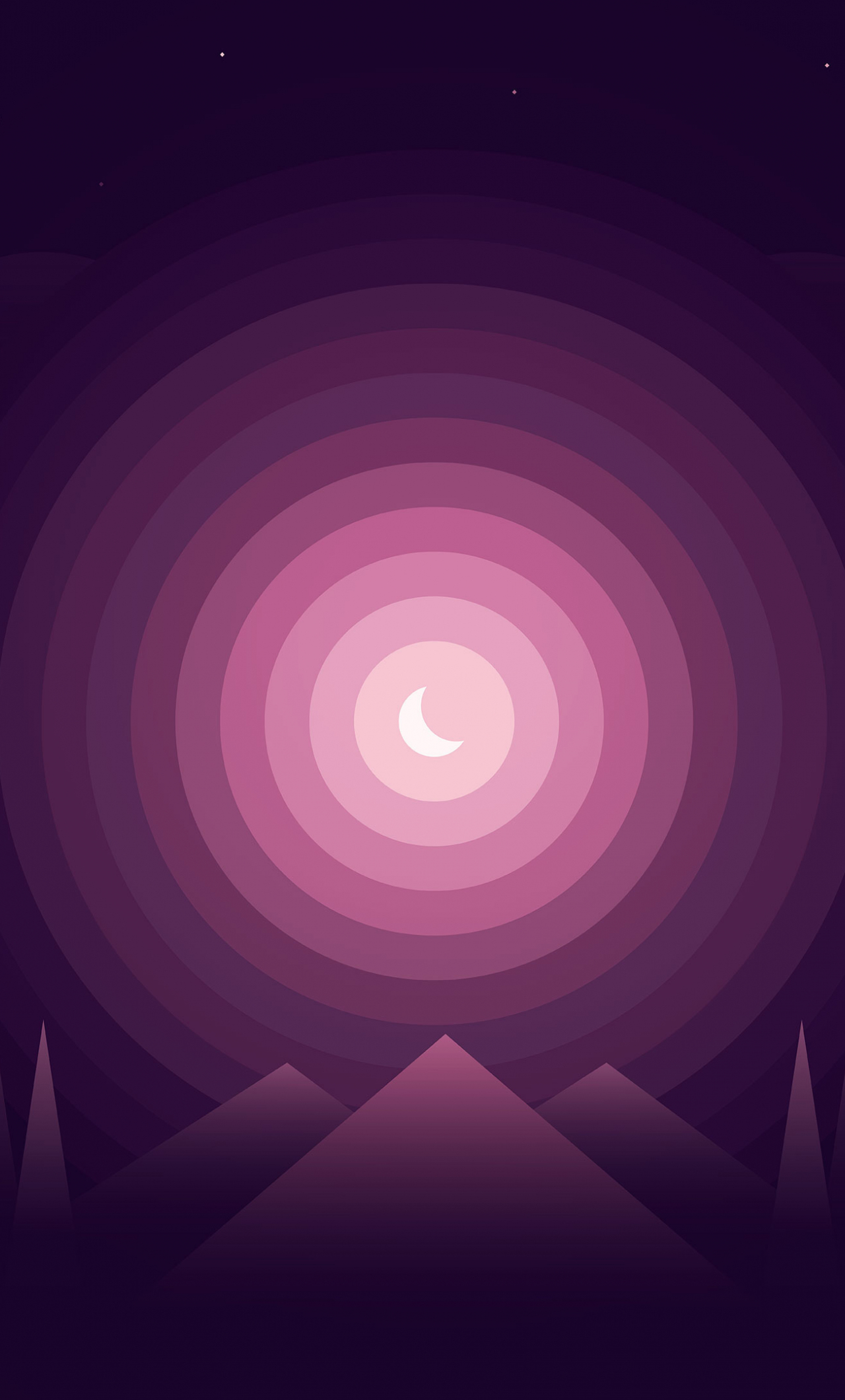 Forest Purple Gradient Wallpapers