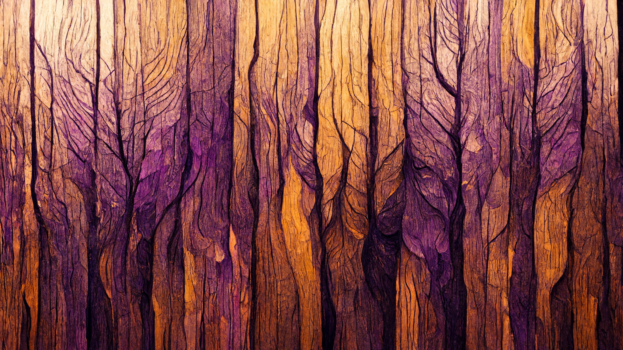 Forest Purple Gradient Wallpapers