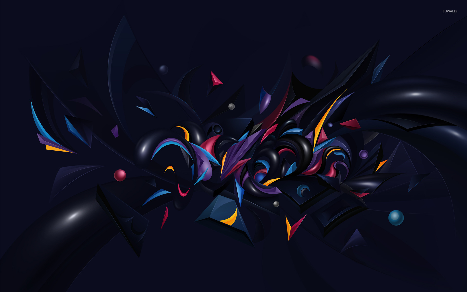 Abstract Colorful Shape Wallpapers