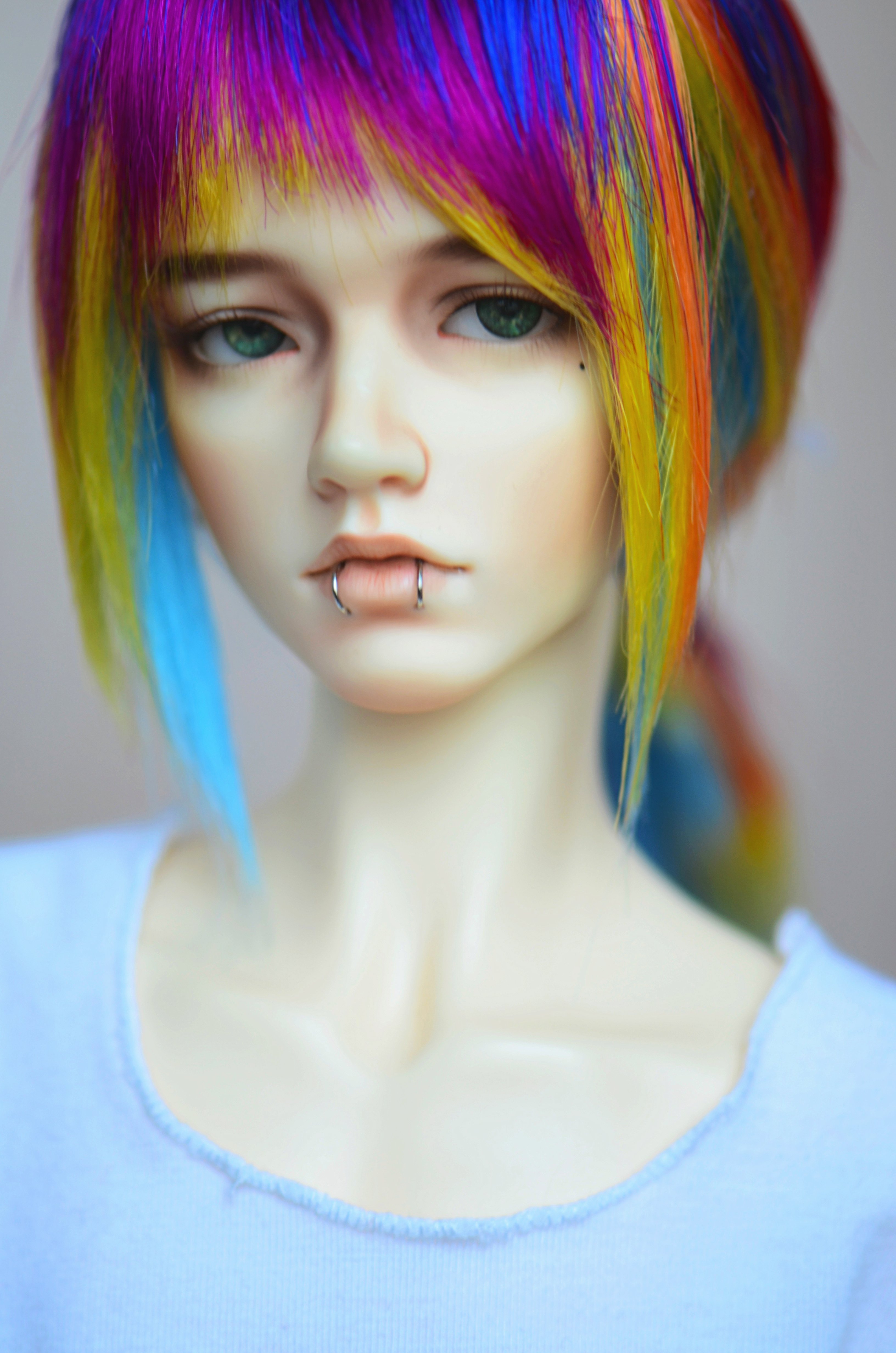 Rainbow Colorful Girl Hairs Wallpapers