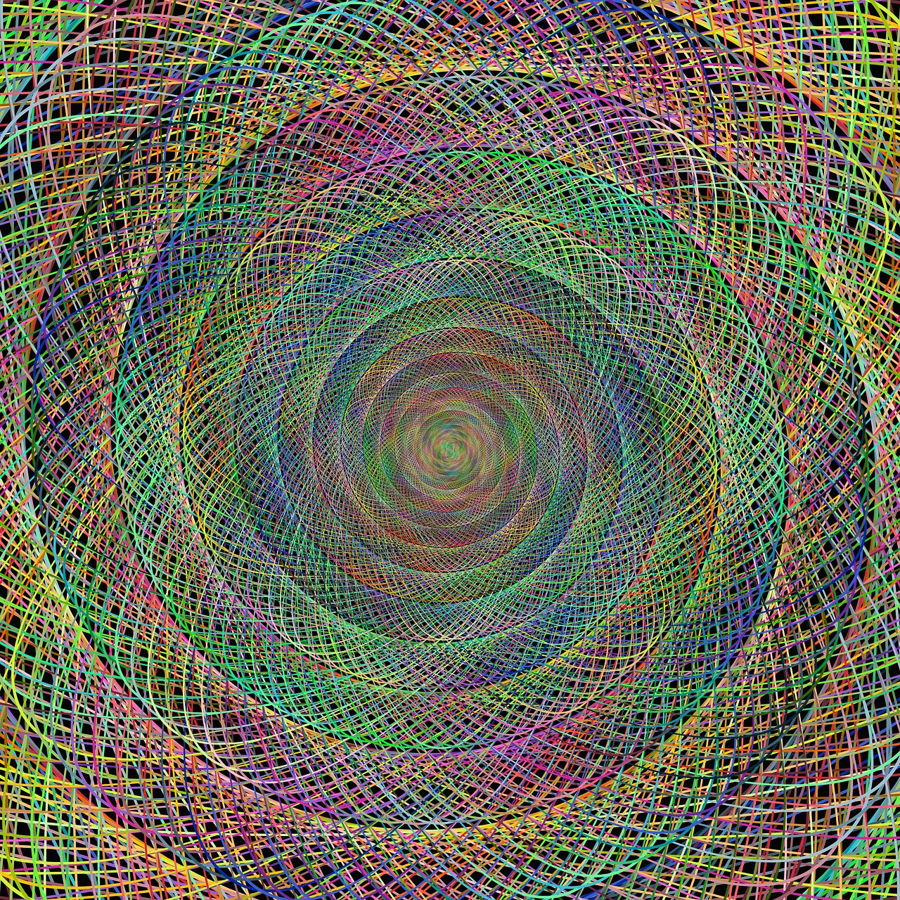 Abstract Spiral Spin Wallpapers