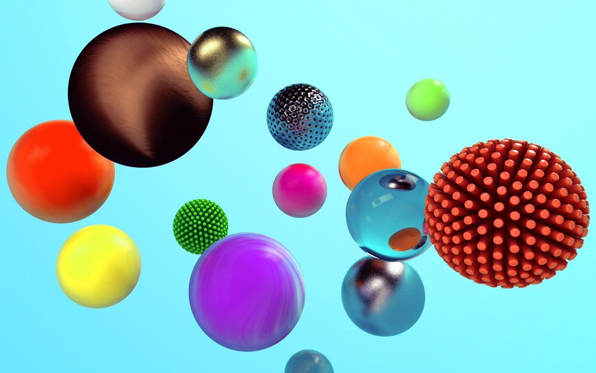 Abstract Wet Balls Wallpapers