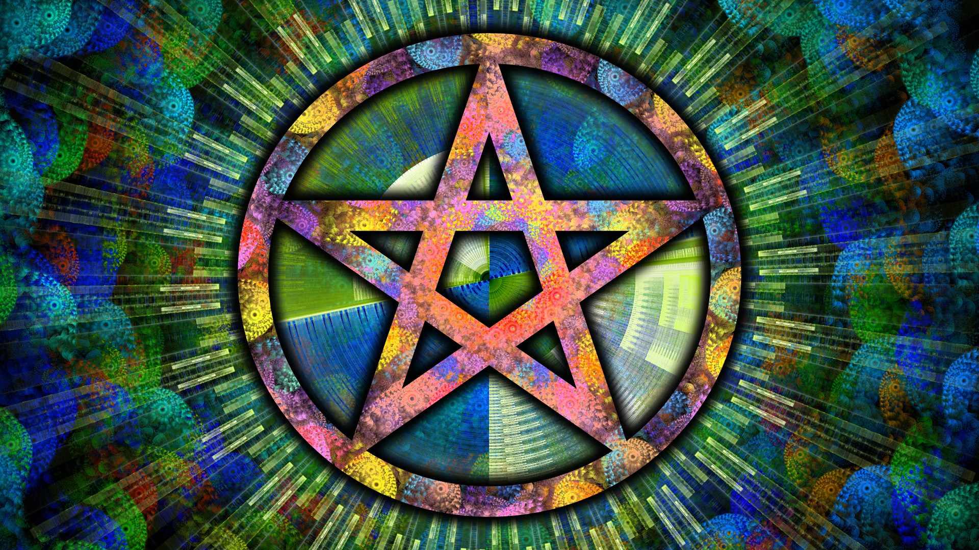 Abstract Pentagram Wallpapers