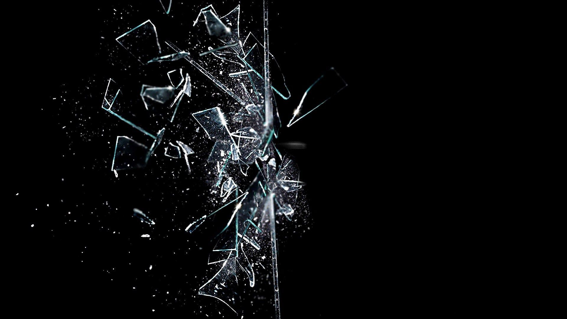 Abstract Broken Glass Wallpapers