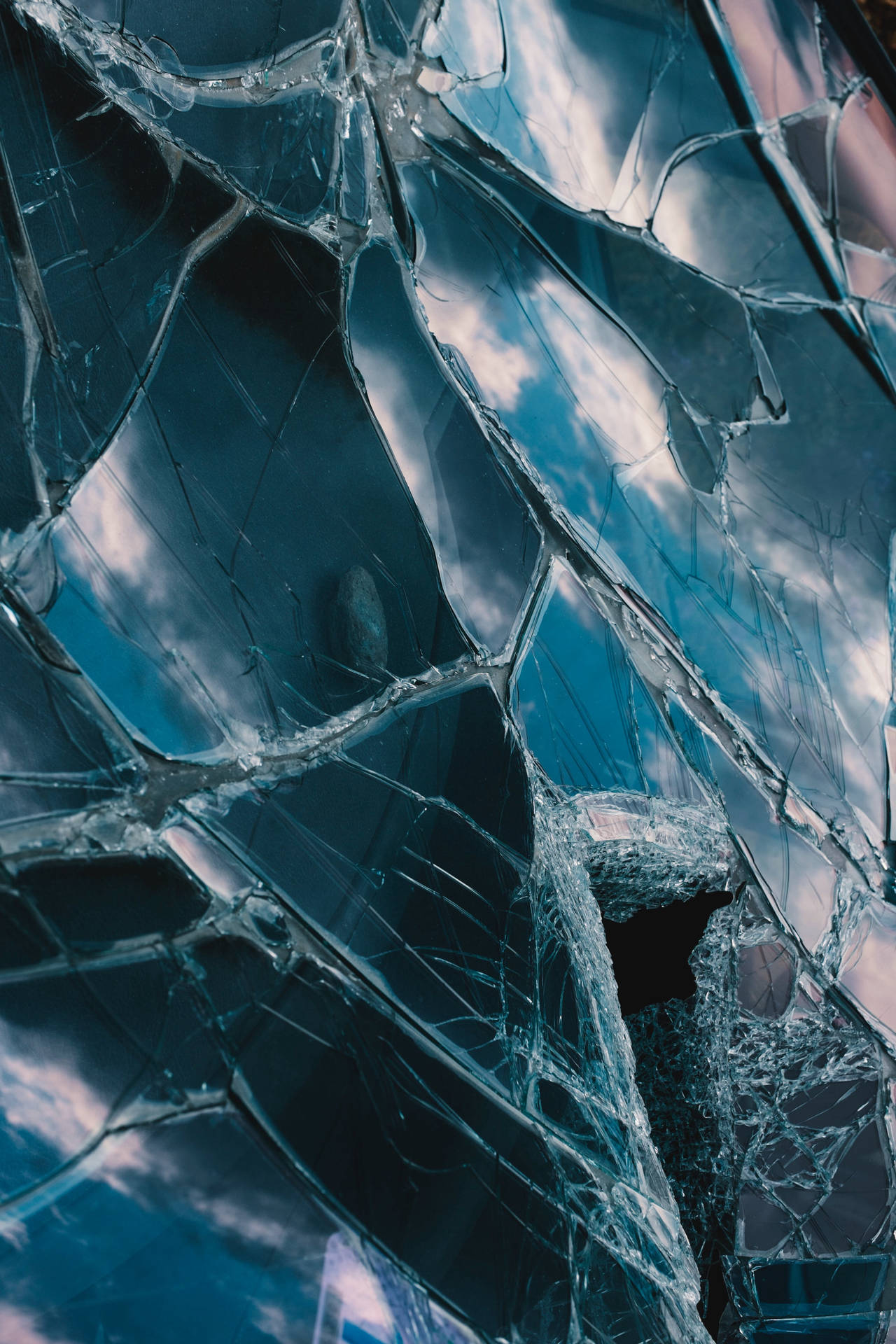Abstract Broken Glass Wallpapers
