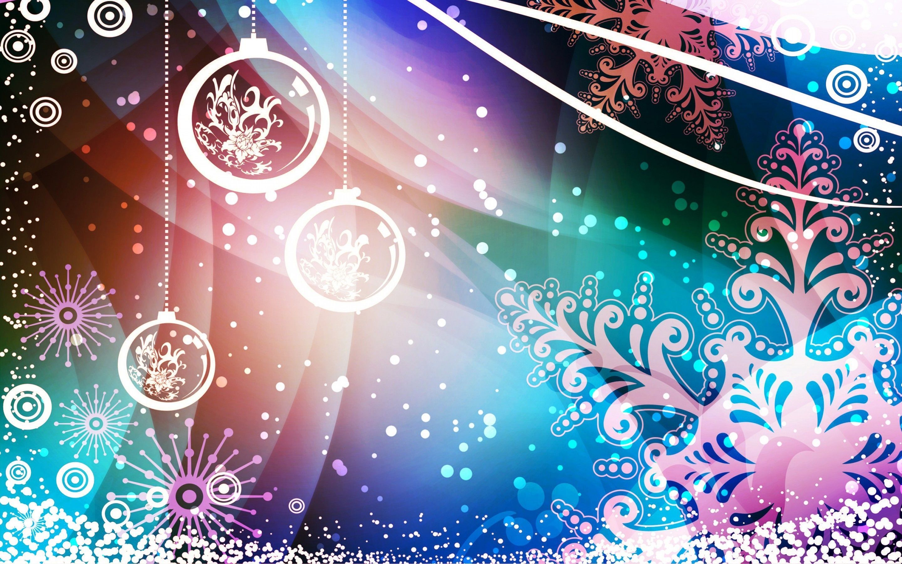 Abstract Christmas Wallpapers