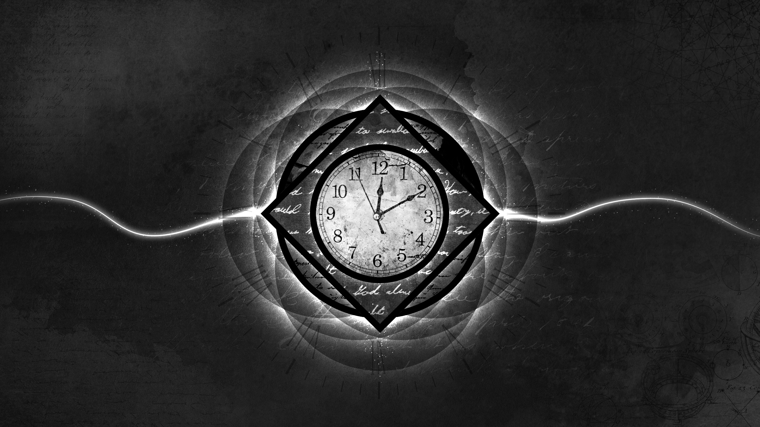 Abstract Clock Wallpapers