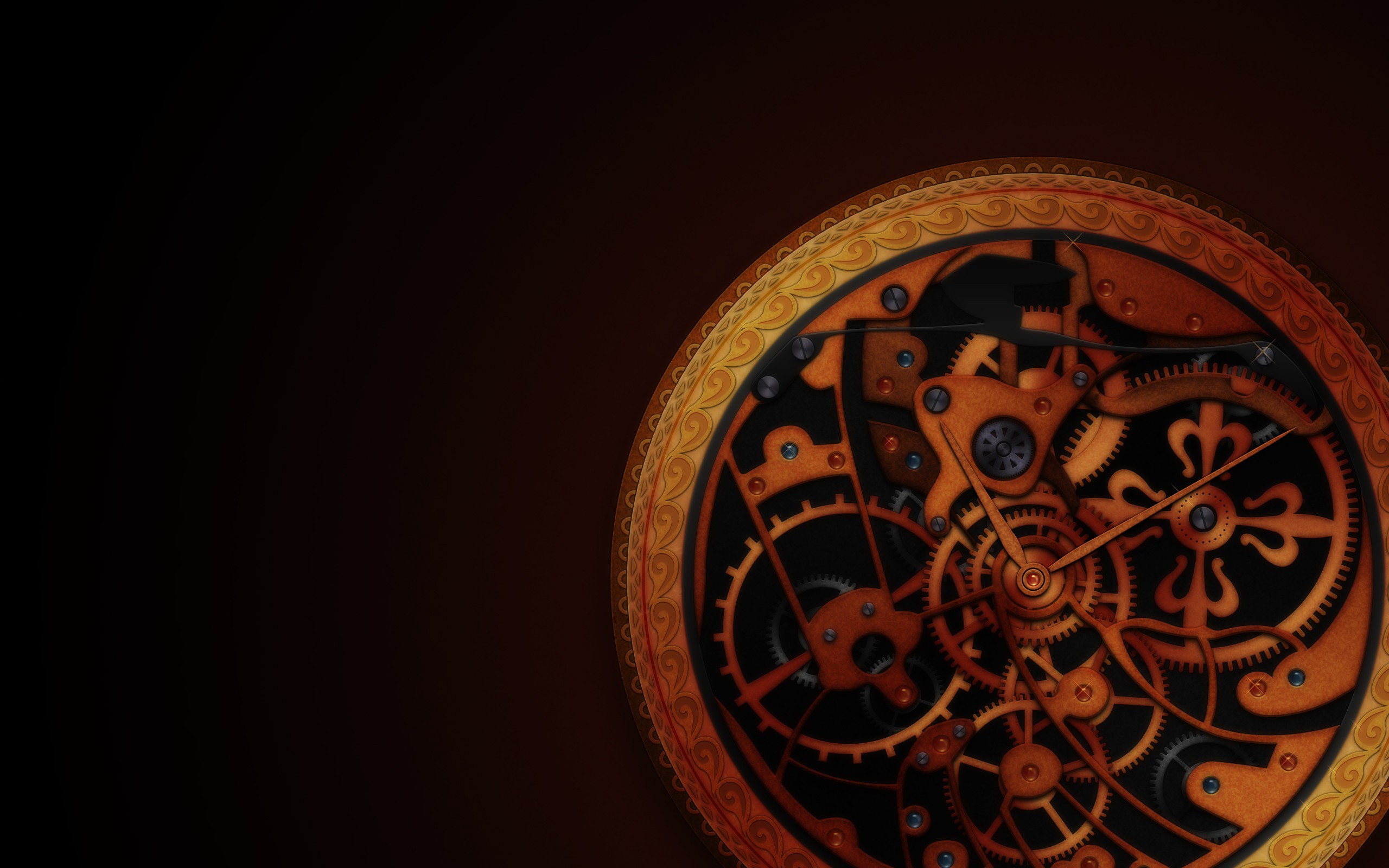 Abstract Clock Wallpapers