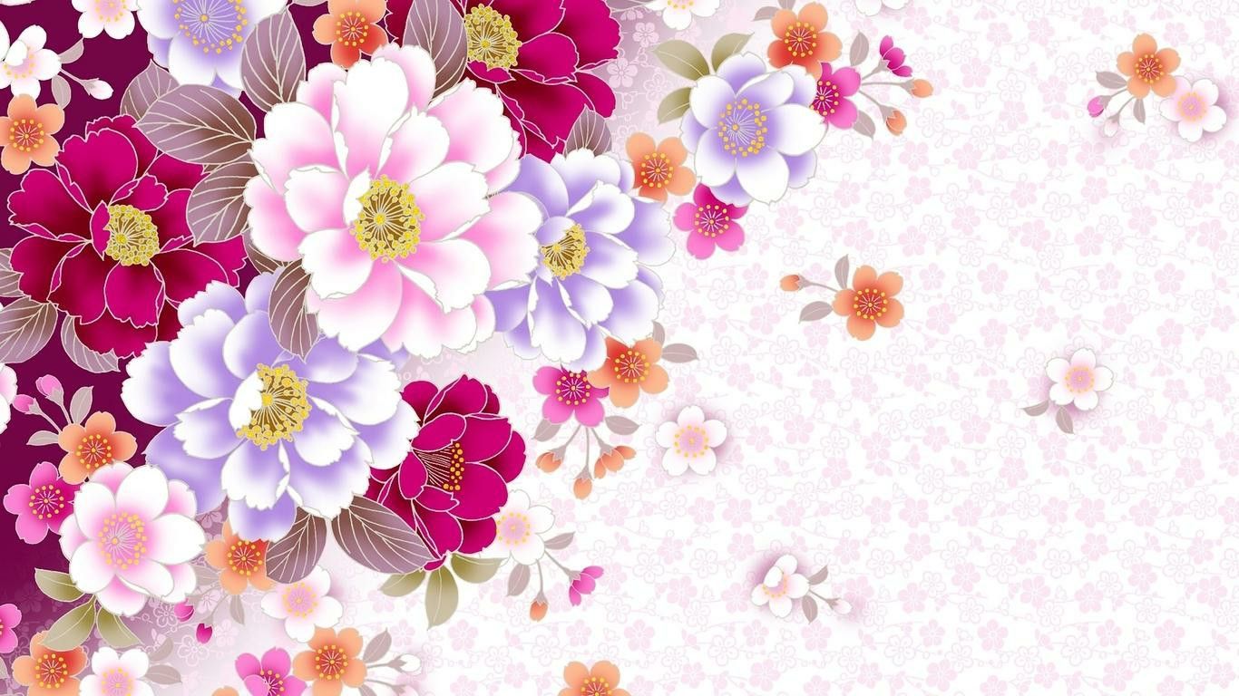 Abstract Floral Desktop Wallpapers