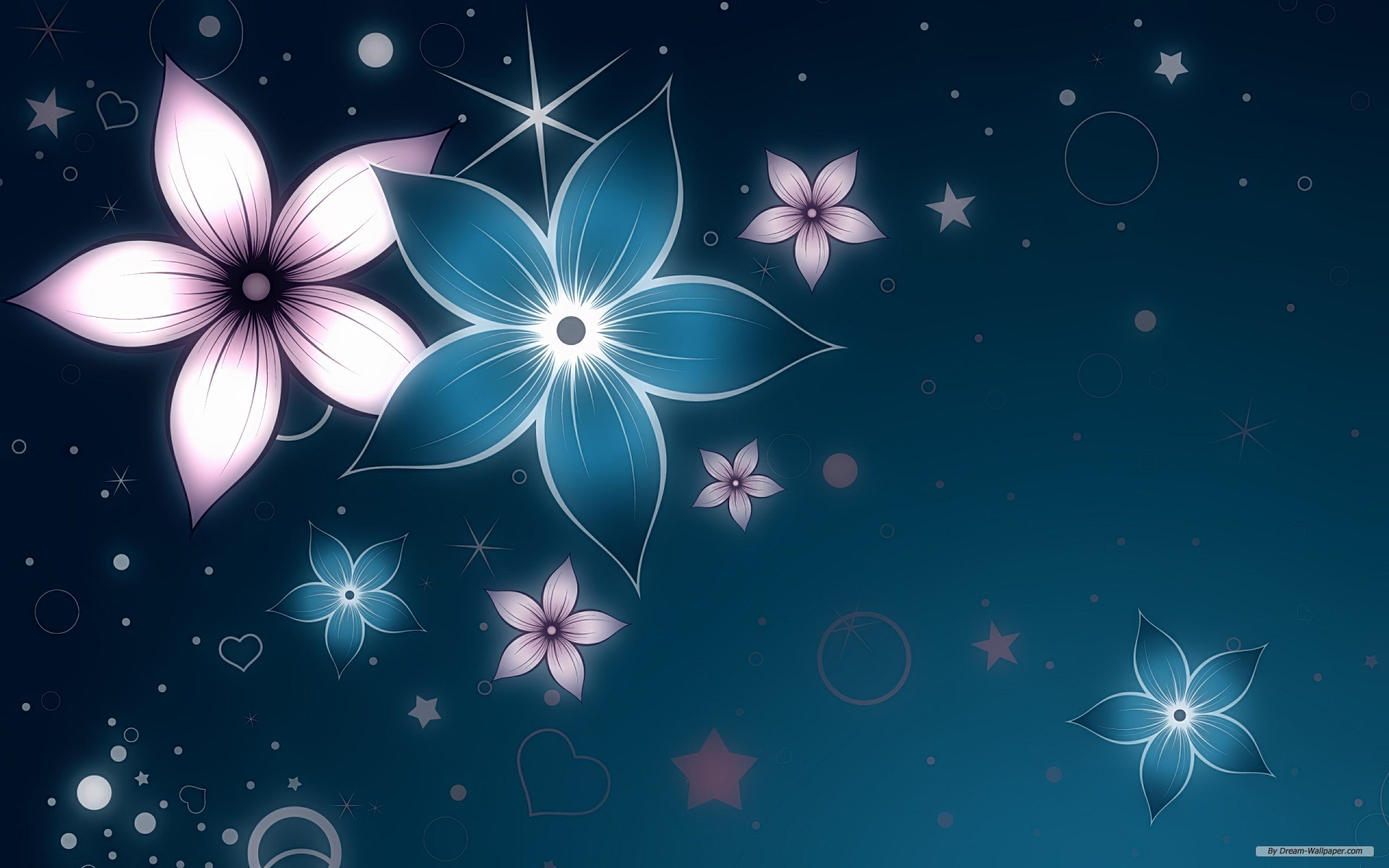 Abstract Floral Desktop Wallpapers