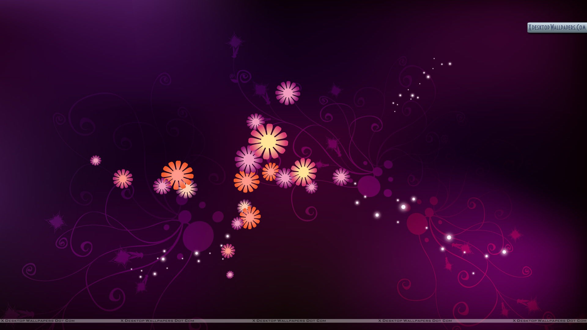 Abstract Floral Desktop Wallpapers