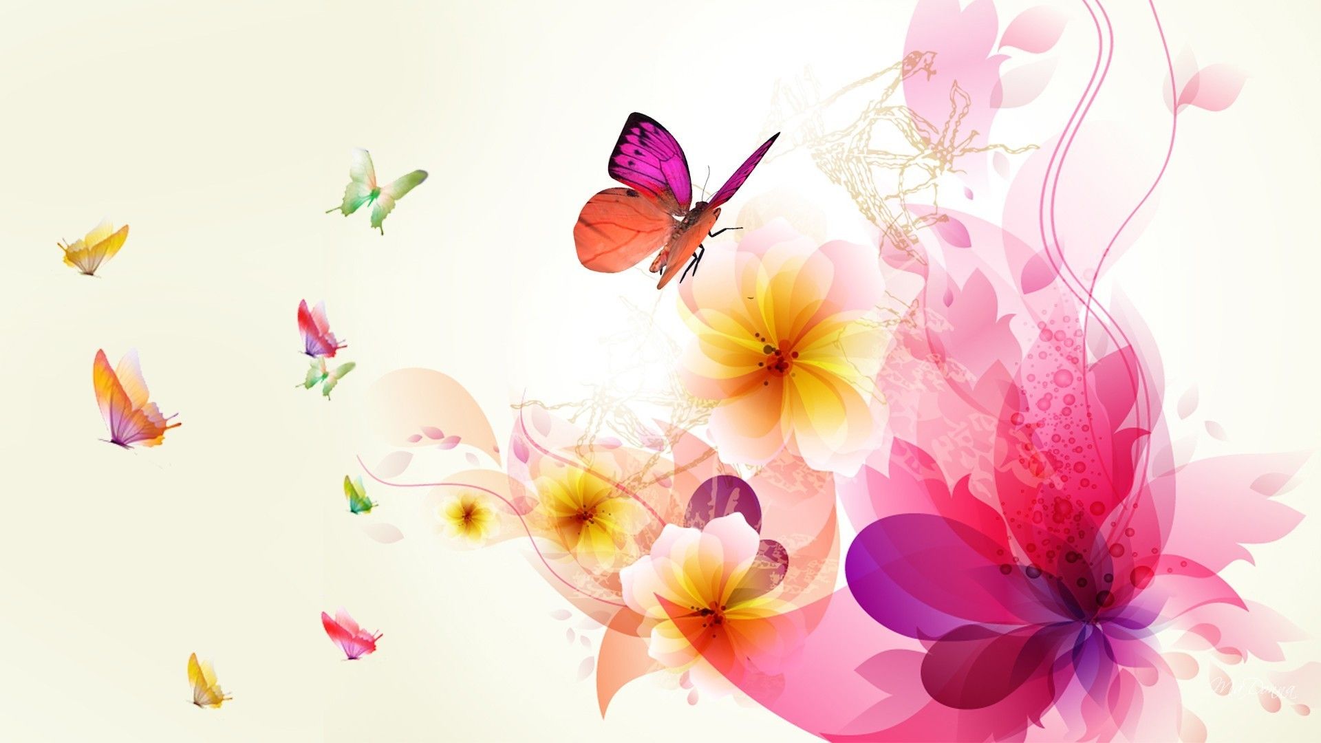 Abstract Flower Wallpapers