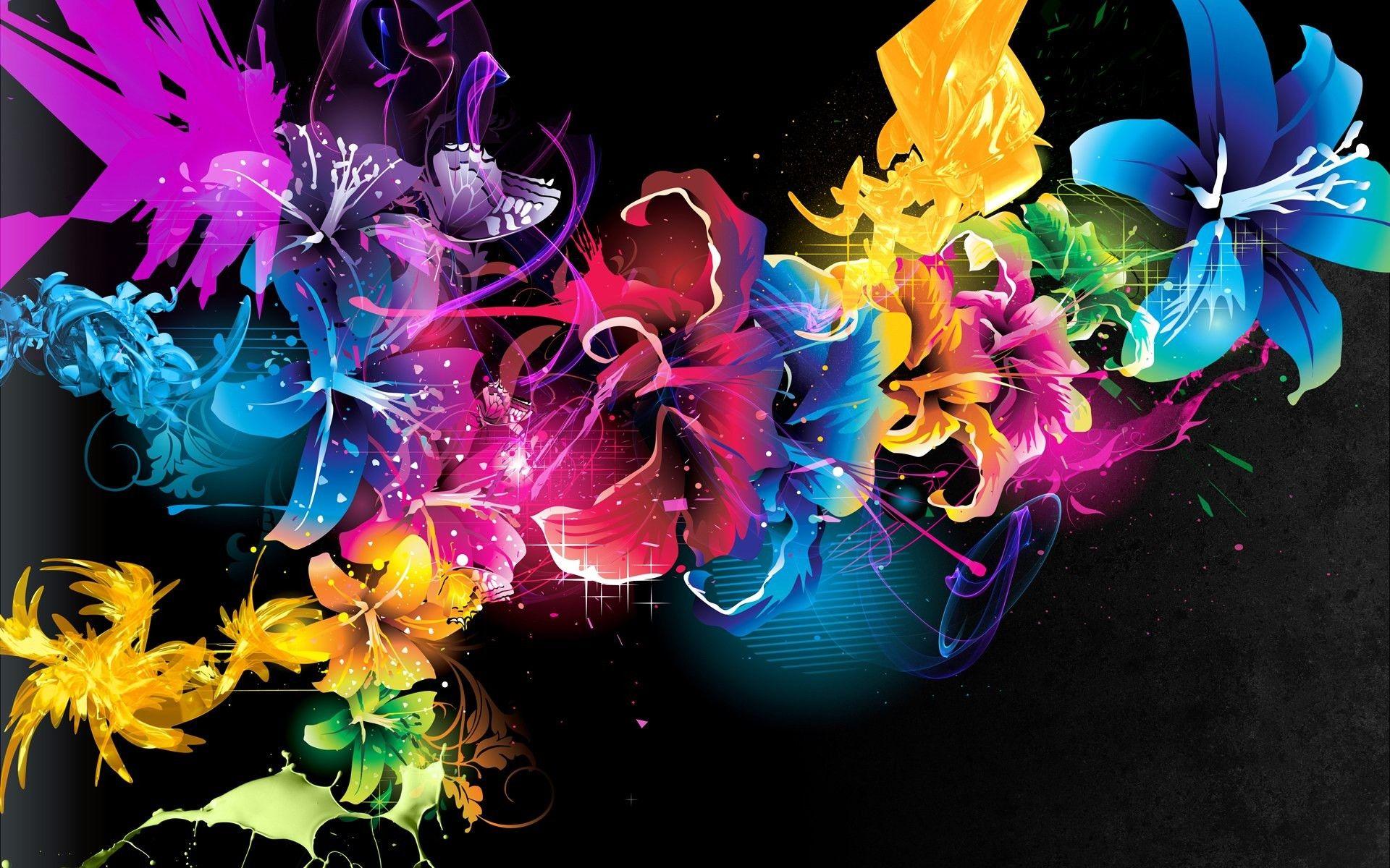 Abstract Flower Wallpapers