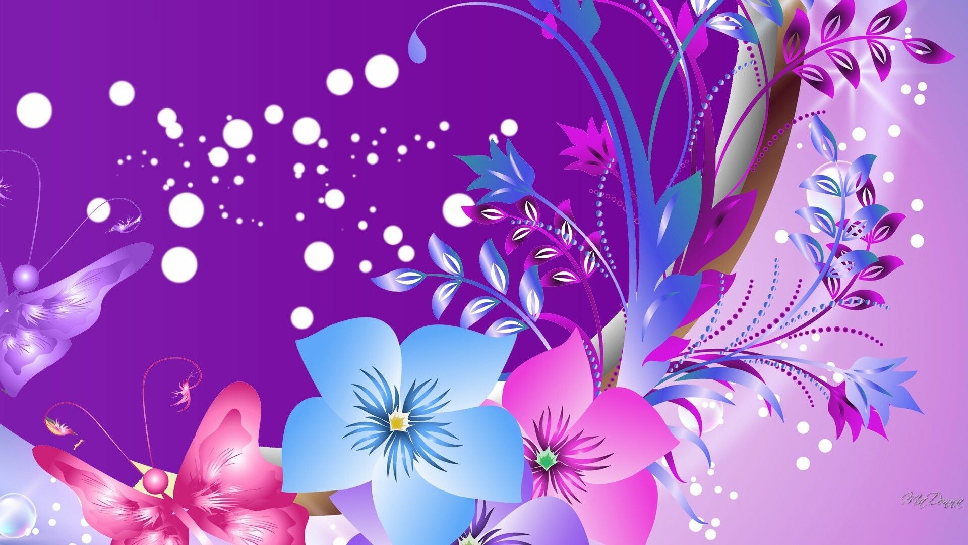 Abstract Flower Wallpapers