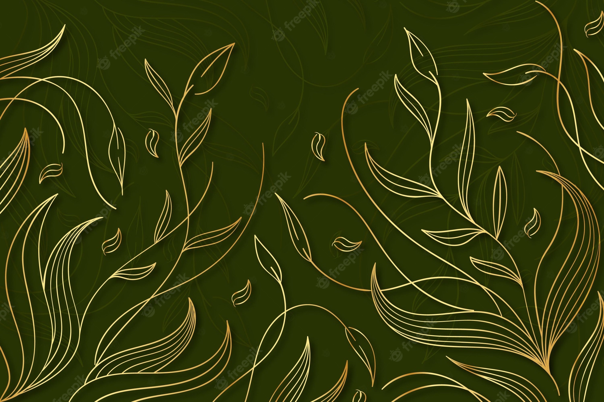 Abstract Leaves Wallpapers