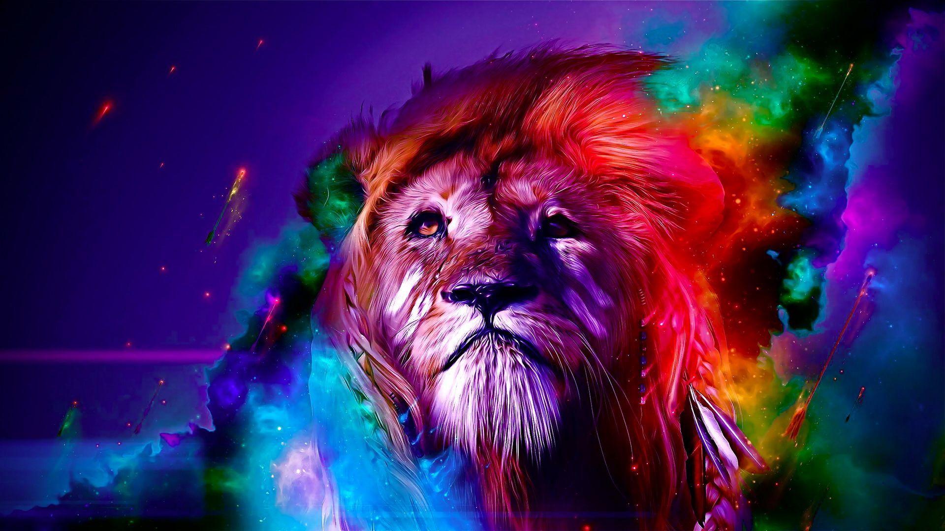 Abstract Lion Wallpapers