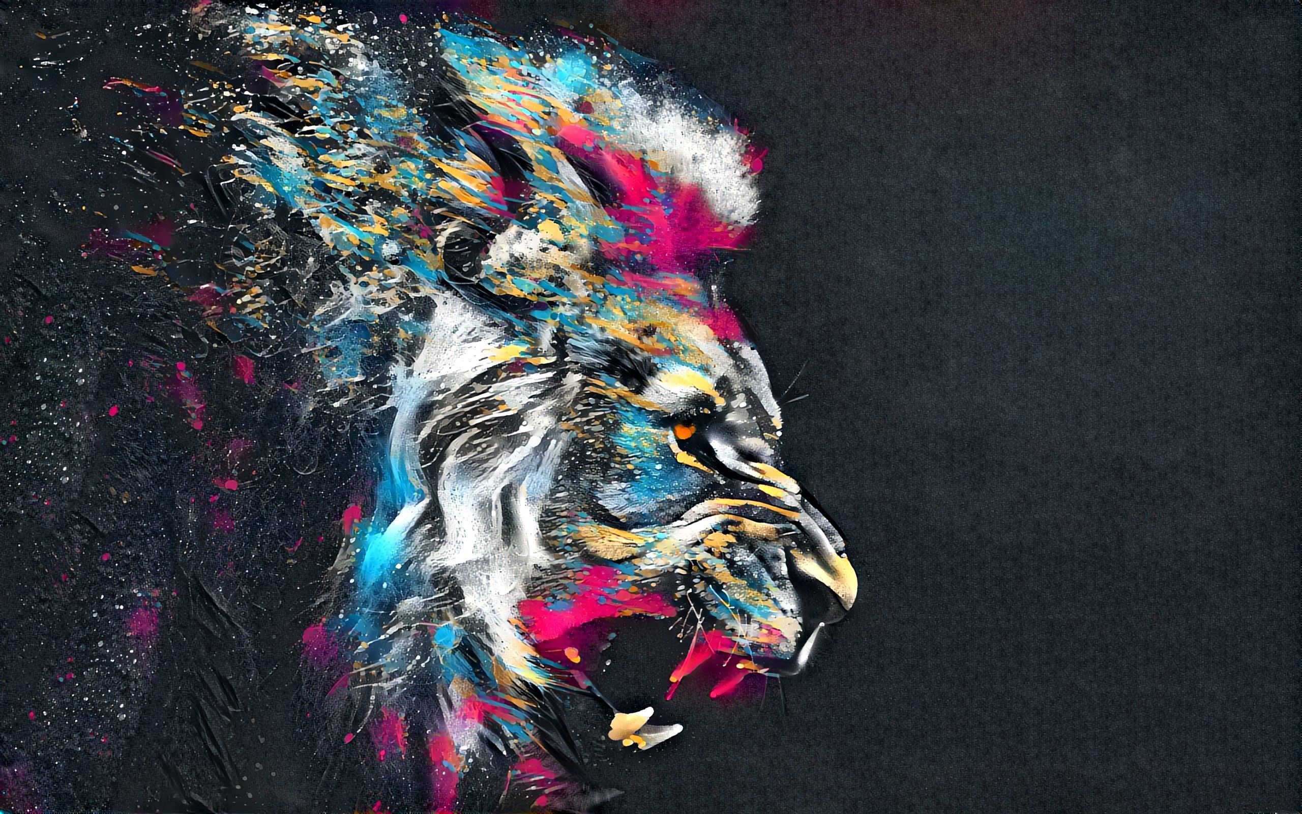 Abstract Lion Wallpapers