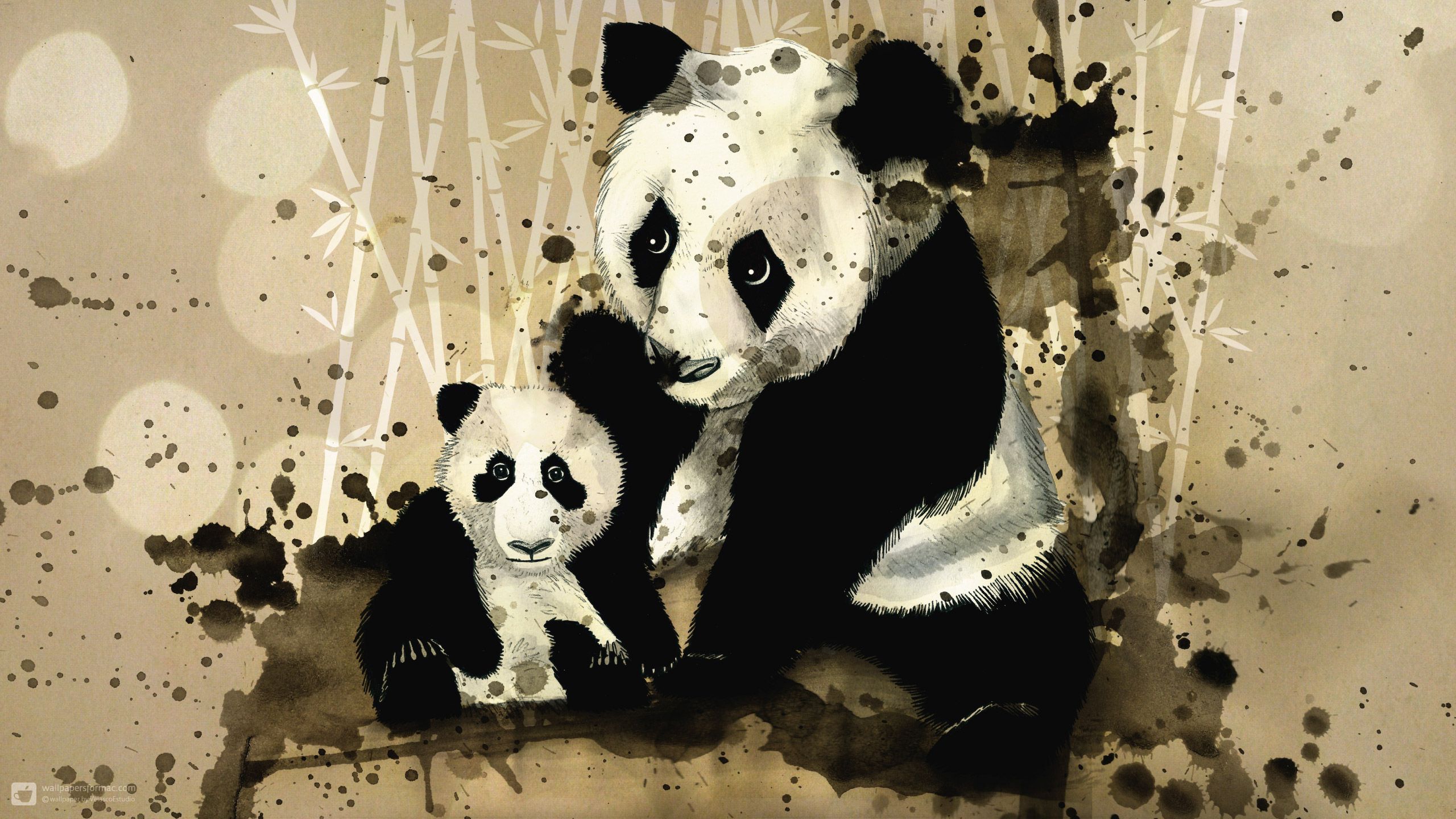 Abstract Panda Wallpapers