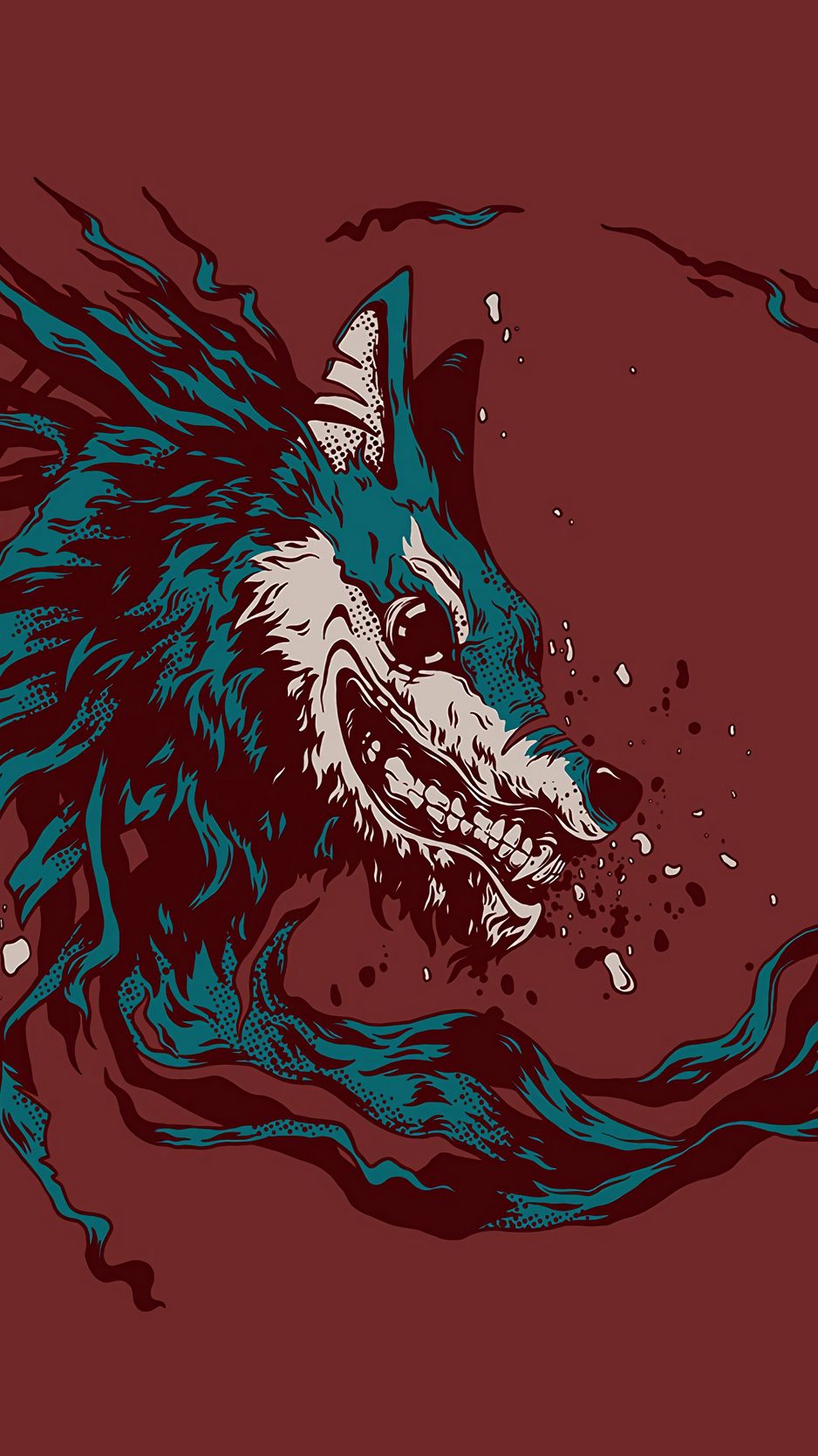 Abstract Wolf Wallpapers