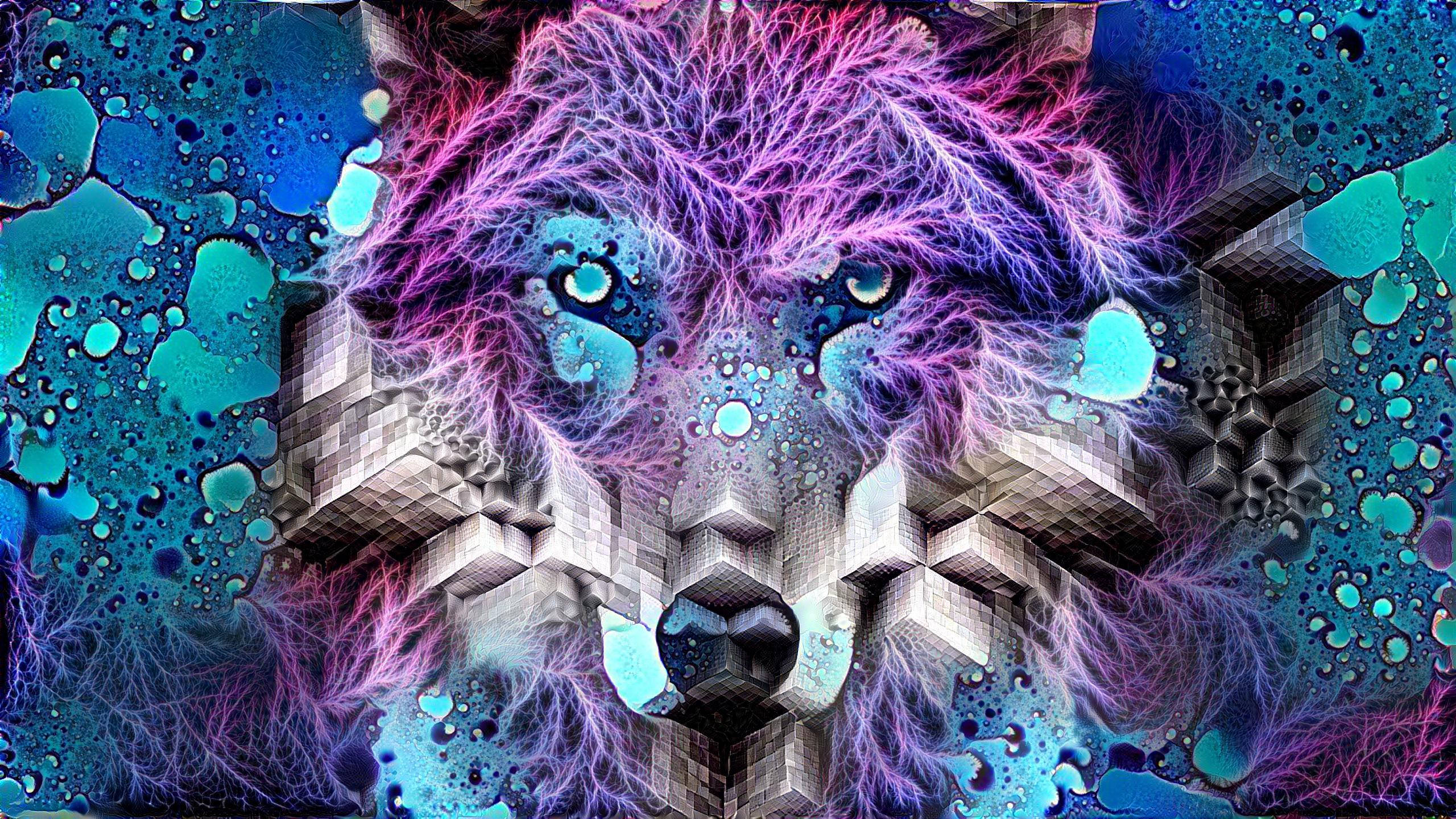 Abstract Wolf Wallpapers