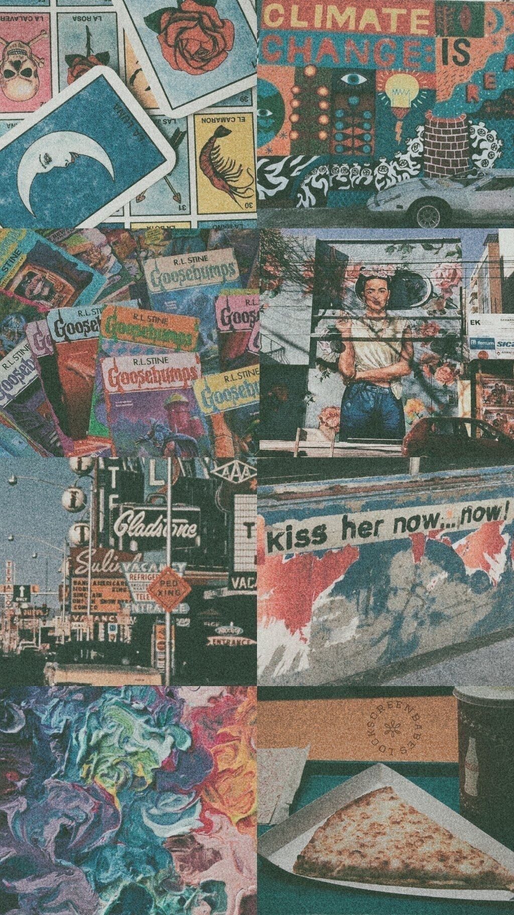 Aesthetic 90S Retro Collage Wallpapers