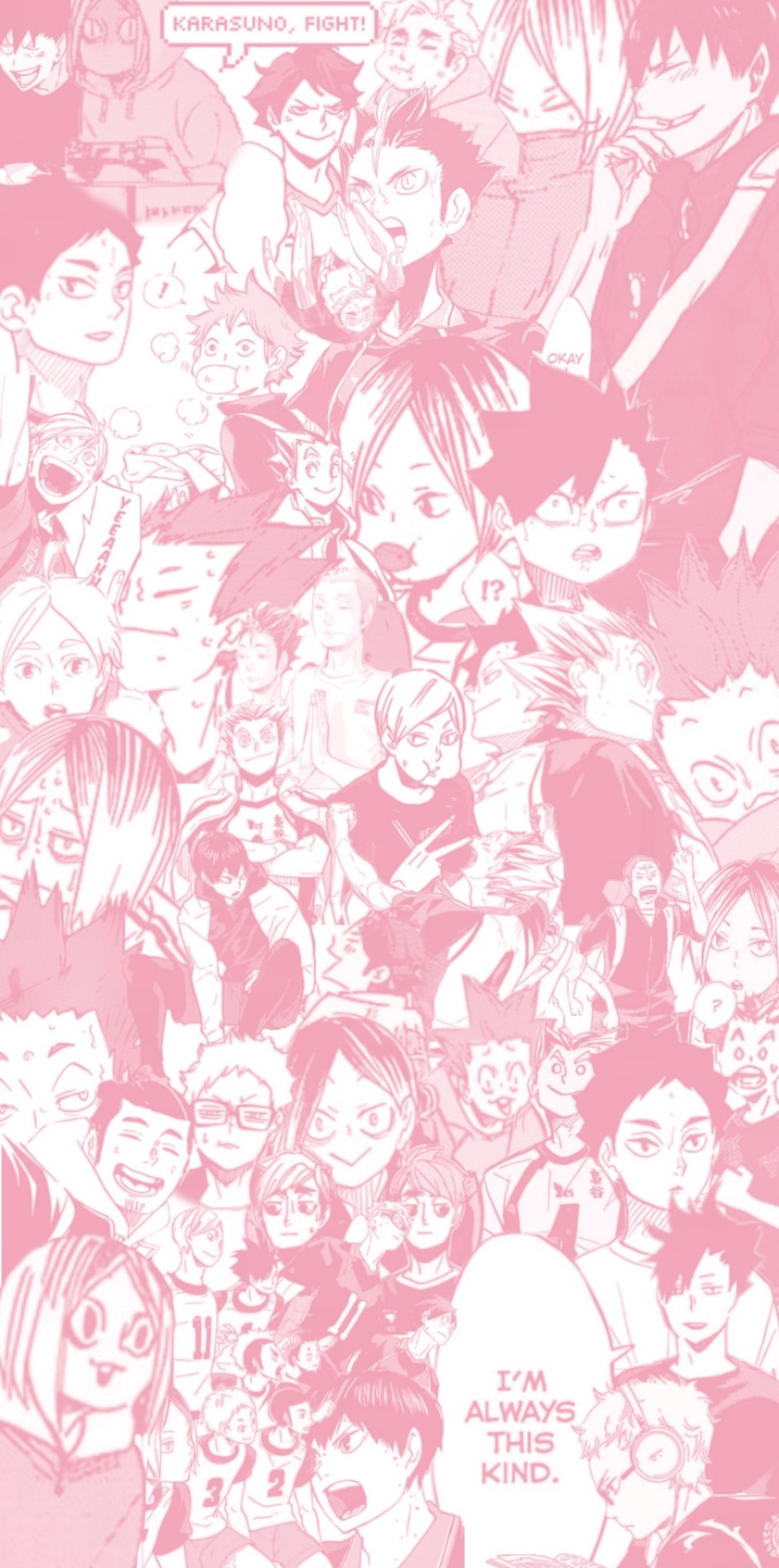 Aesthetic Anime Haikyuu Pink Wallpapers